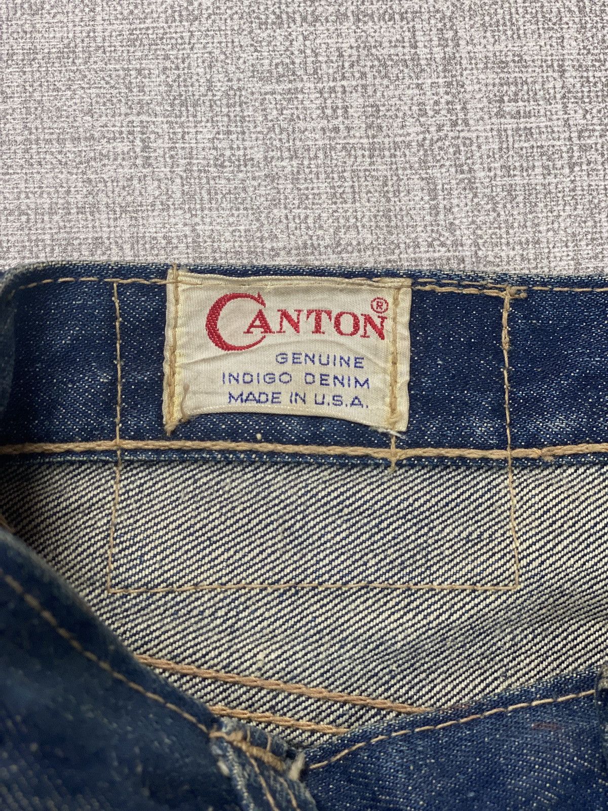 Japanese Brand × Vintage Vintage Canton Selvedge Jeans 60’s Size US 31 - 8 Thumbnail