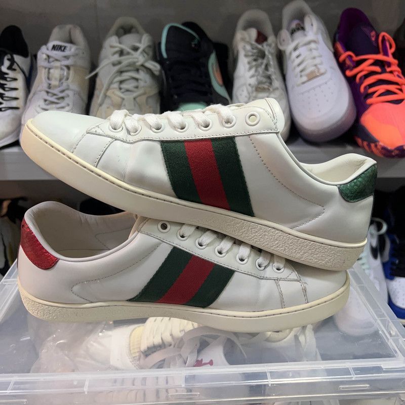 Gucci Gucci Ace Leather Fashion Sneakers -2508 Size US 7.5 / EU 40-41 - 7 Thumbnail