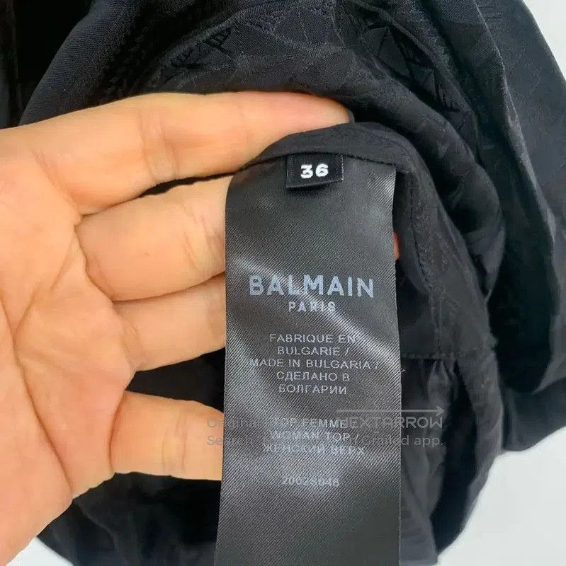 Balmain Balmain Black Sleeveless T-Shirt, Size S . Size S / US 4 / IT 40 - 4 Thumbnail
