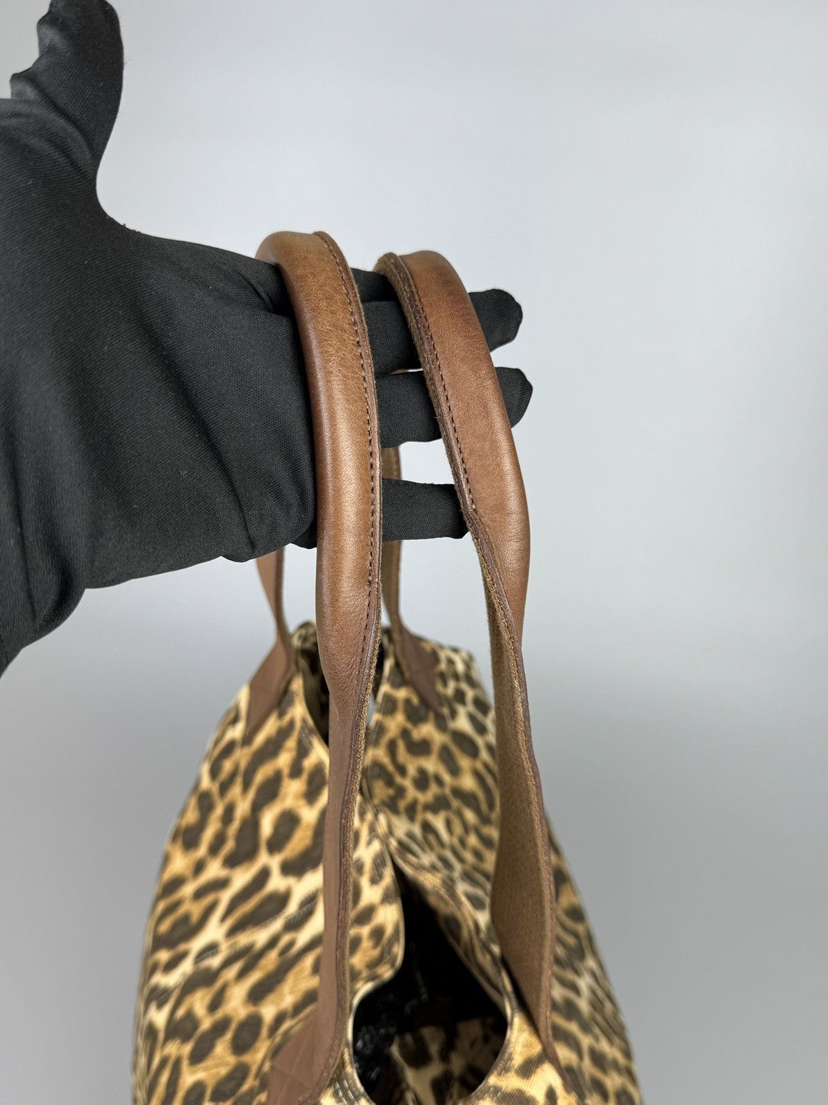 Head Porter Head Porter - Rare Leopard XL Tote Bag Size ONE SIZE - 12 Thumbnail