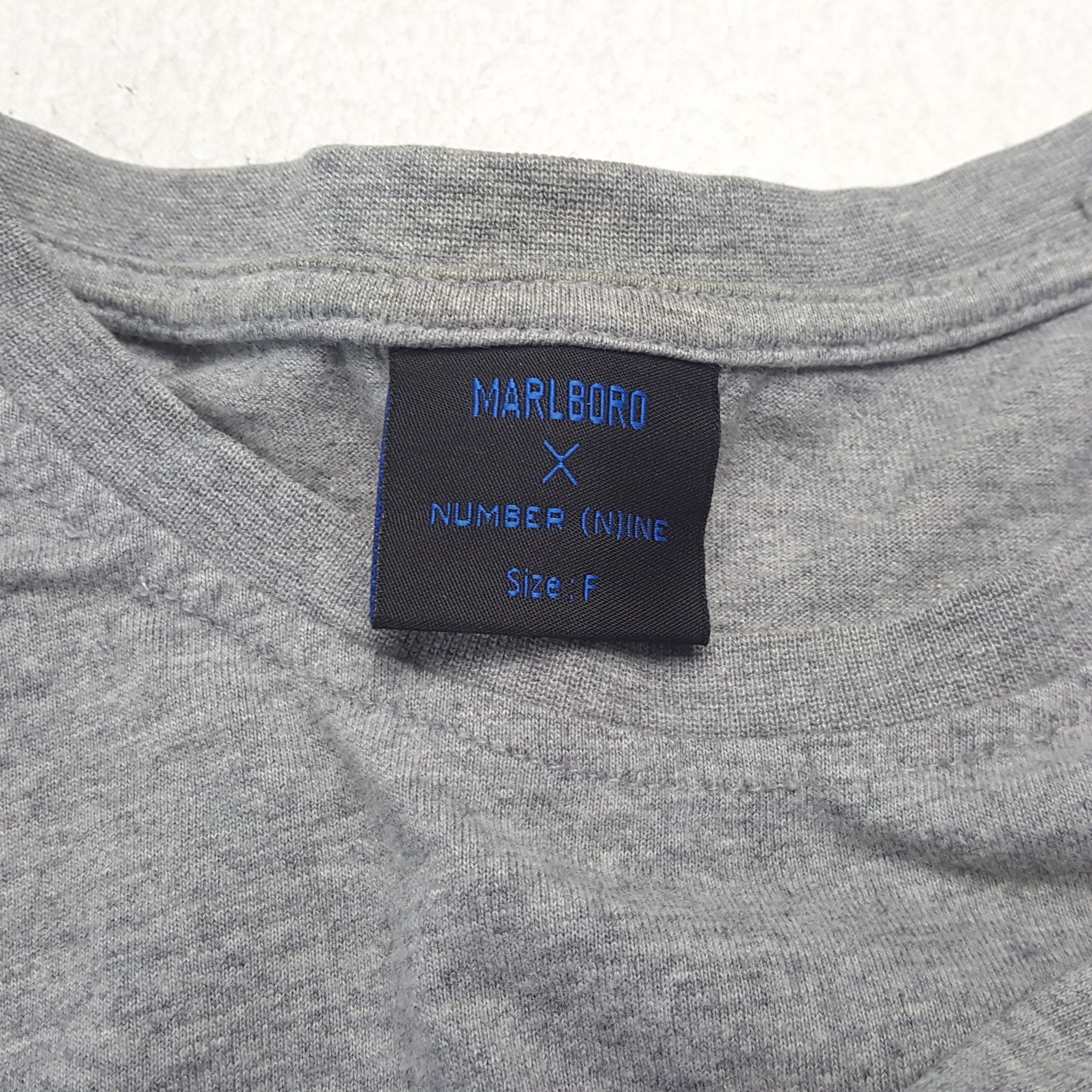 Marlboro × Number (N)ine × Vintage MARLBORO x NUMBER NINE Japanese Brand Streetwear Tshirt Size US L / EU 52-54 / 3 - 7 Thumbnail