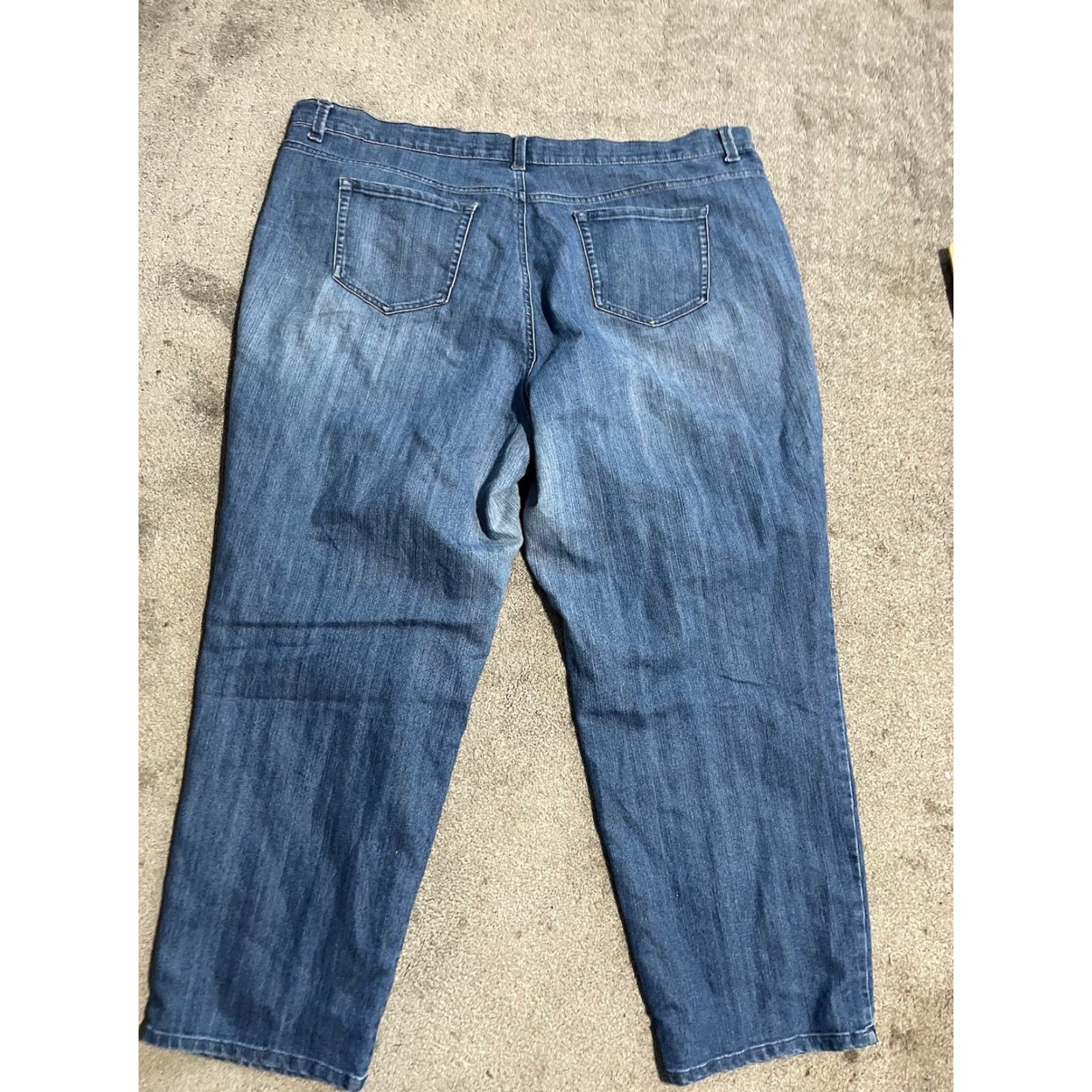 Gloria Vanderbilt VINTAGE Gloria Vanderbilt Women’s Straight Jeans 22W Blue Denim Amanda Size 40" / US 18 - 3 Thumbnail