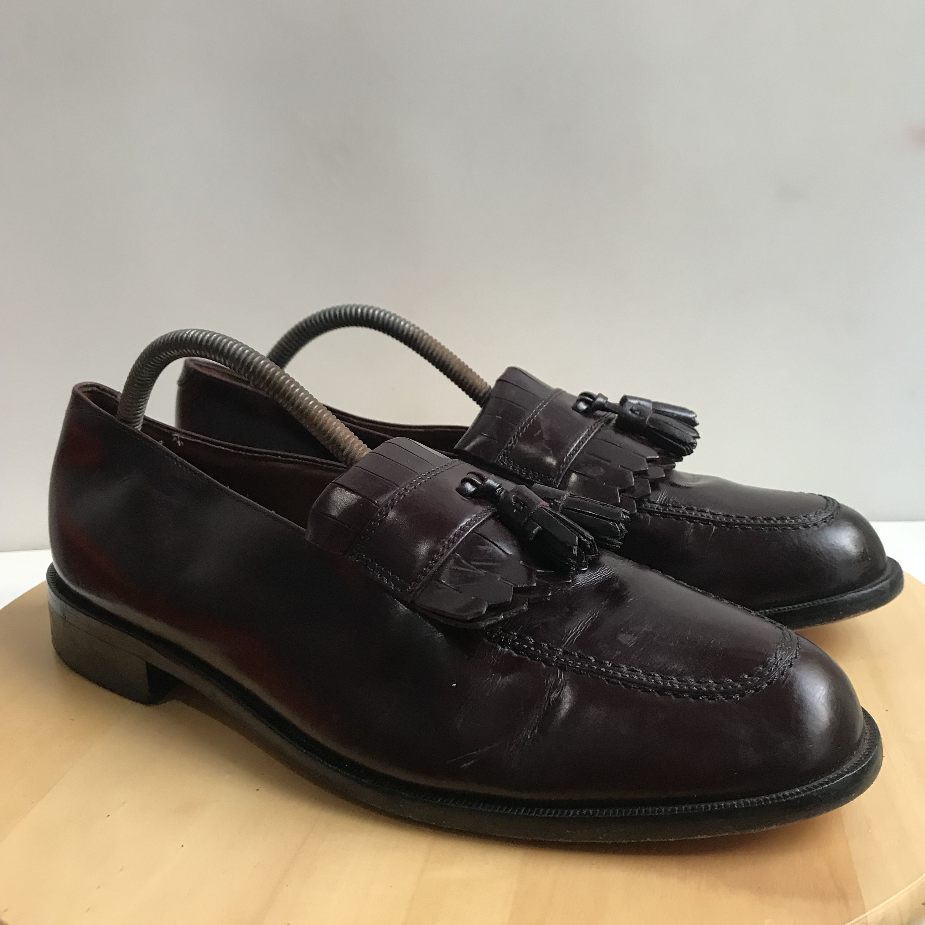 Bostonian × Designer × Vintage Vintage Bostonian Classics Penny Loafer Tassle Red wine Size US 10 / EU 43 - 3 Thumbnail