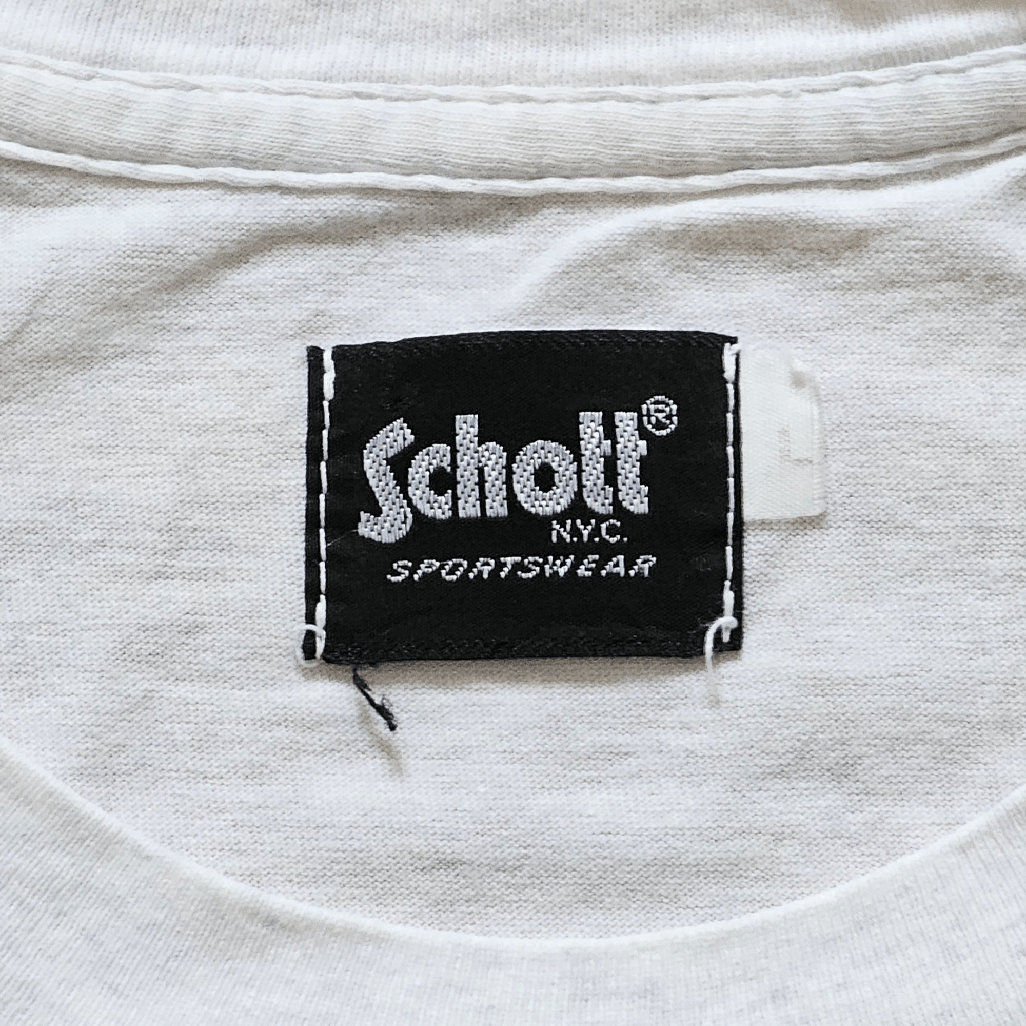 Schott × Vintage Schott N.Y.C Vintage Singlestitch Tee Size US L / EU 52-54 / 3 - 3 Thumbnail
