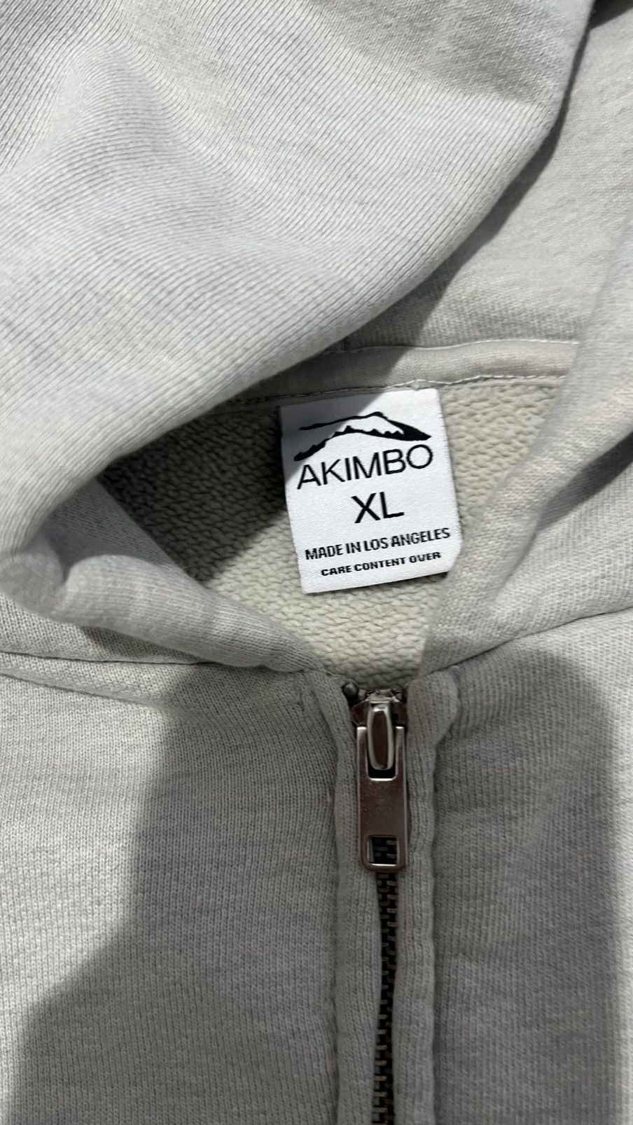 Akimbo Club × Eric Emanuel Akimbo Club x Eric Emanuel Zip-Up Grey Hoodie Sweatshirt XL Size US XL / EU 56 / 4 - 3 Thumbnail