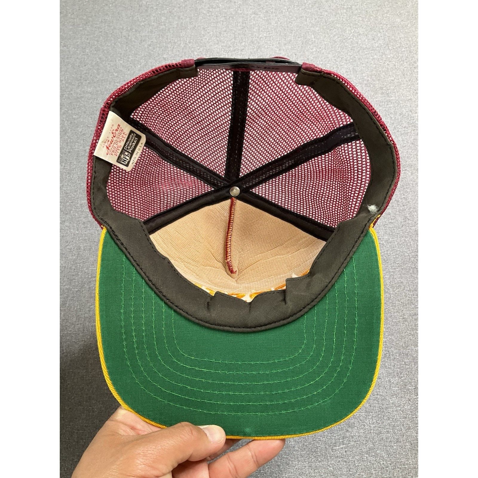 New Era Vintage Washington Redskins Snapback Cap Hat New Era 80s Size ONE SIZE - 7 Thumbnail