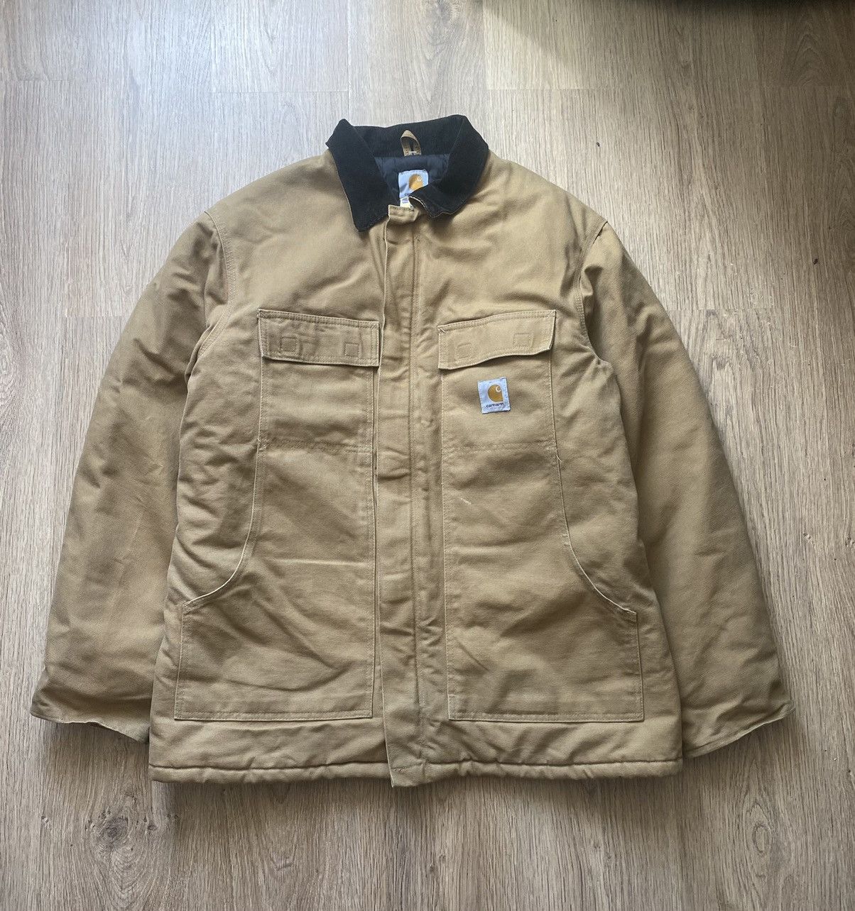 Carhartt × Vintage Vintage Carhartt Arctic Jacket | Detroit jacket corduroy Size US L / EU 52-54 / 3 - 1 Thumbnail