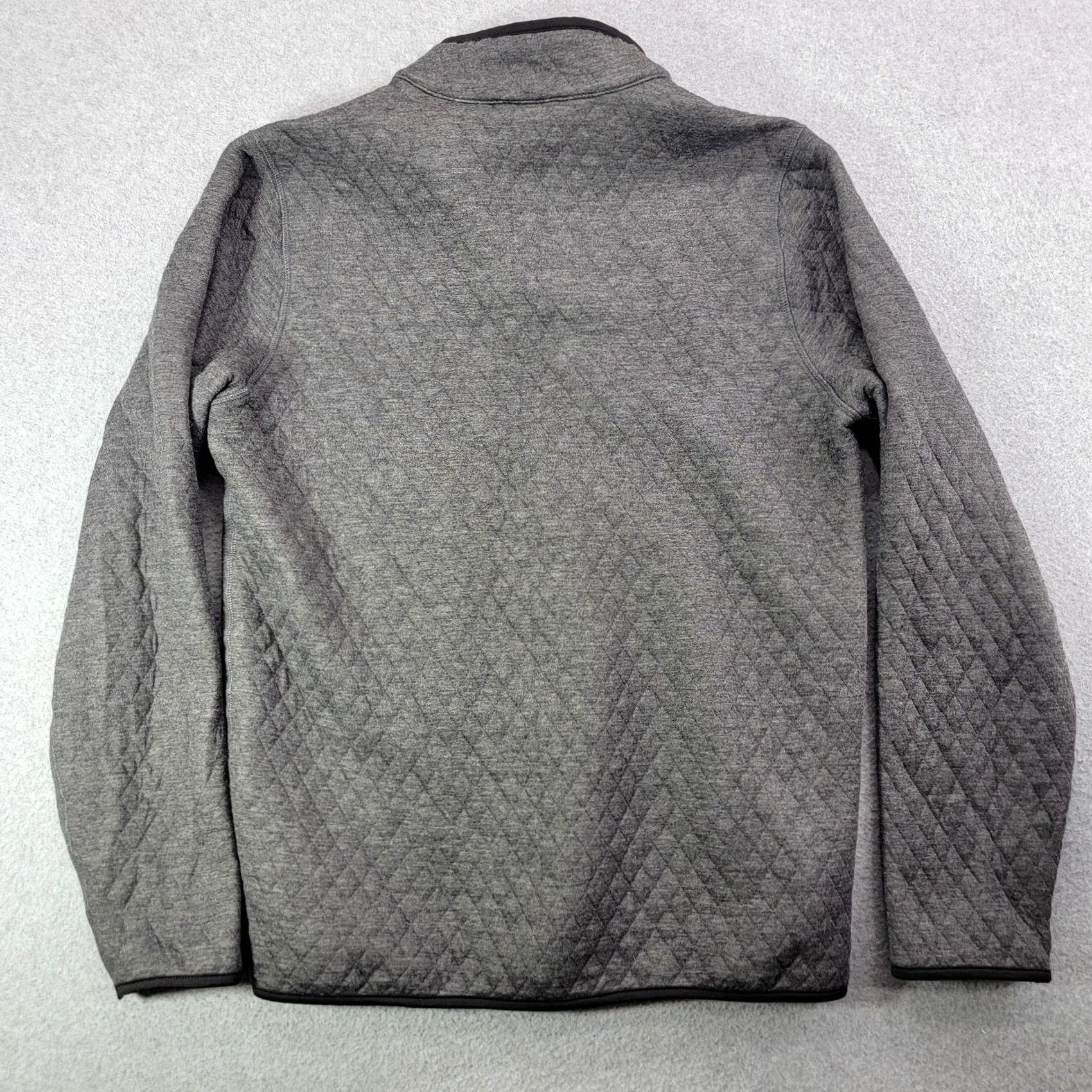 Marine Layer Marine Layer Sweatshirt Mens M Gray Mock Neck Snap Henley Quilted Thermal Size US M / EU 48-50 / 2 - 7 Thumbnail