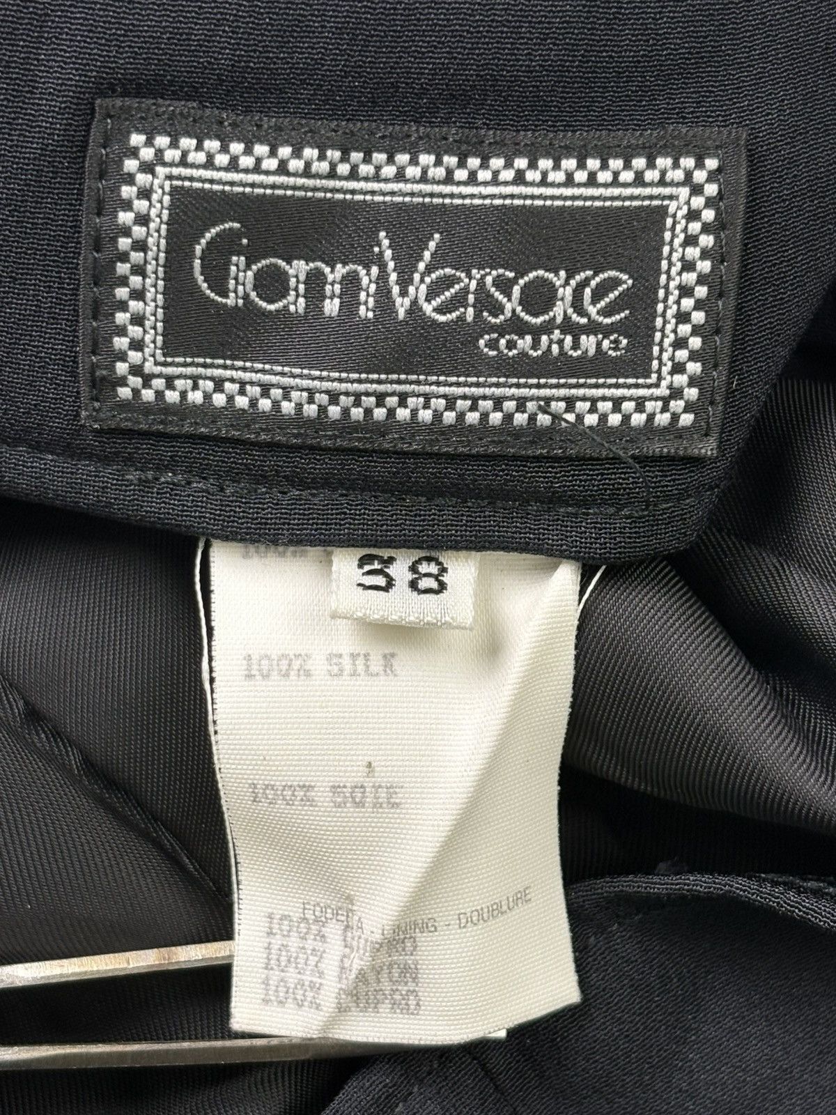 Versace Vintage Gianni Versace Silk Skirt Size 26" / US 2 / IT 38 - 5 Thumbnail