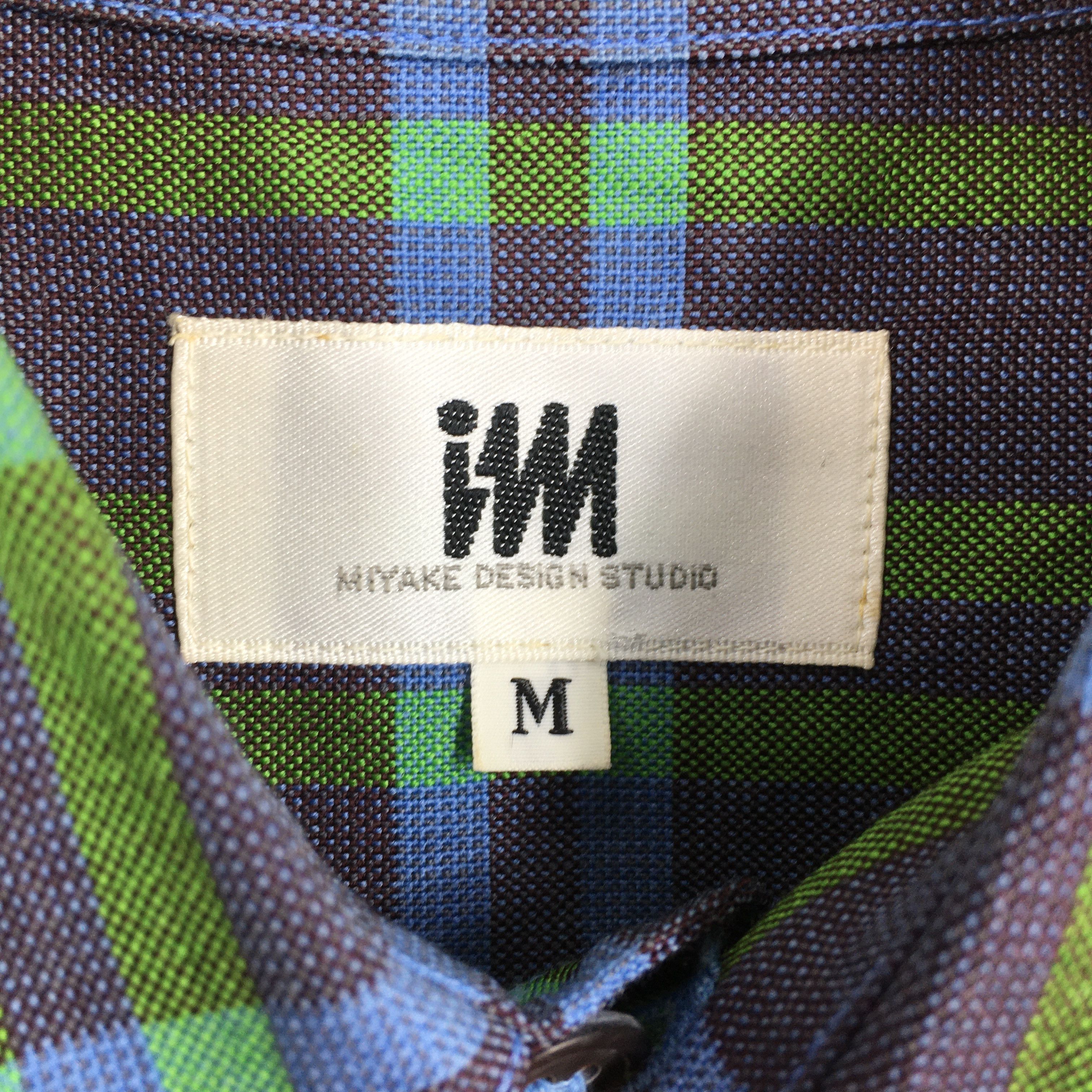 Issey Miyake Vintage Issey Miyake Plaid Wool Shirt Medium Size US M / EU 48-50 / 2 - 5 Thumbnail