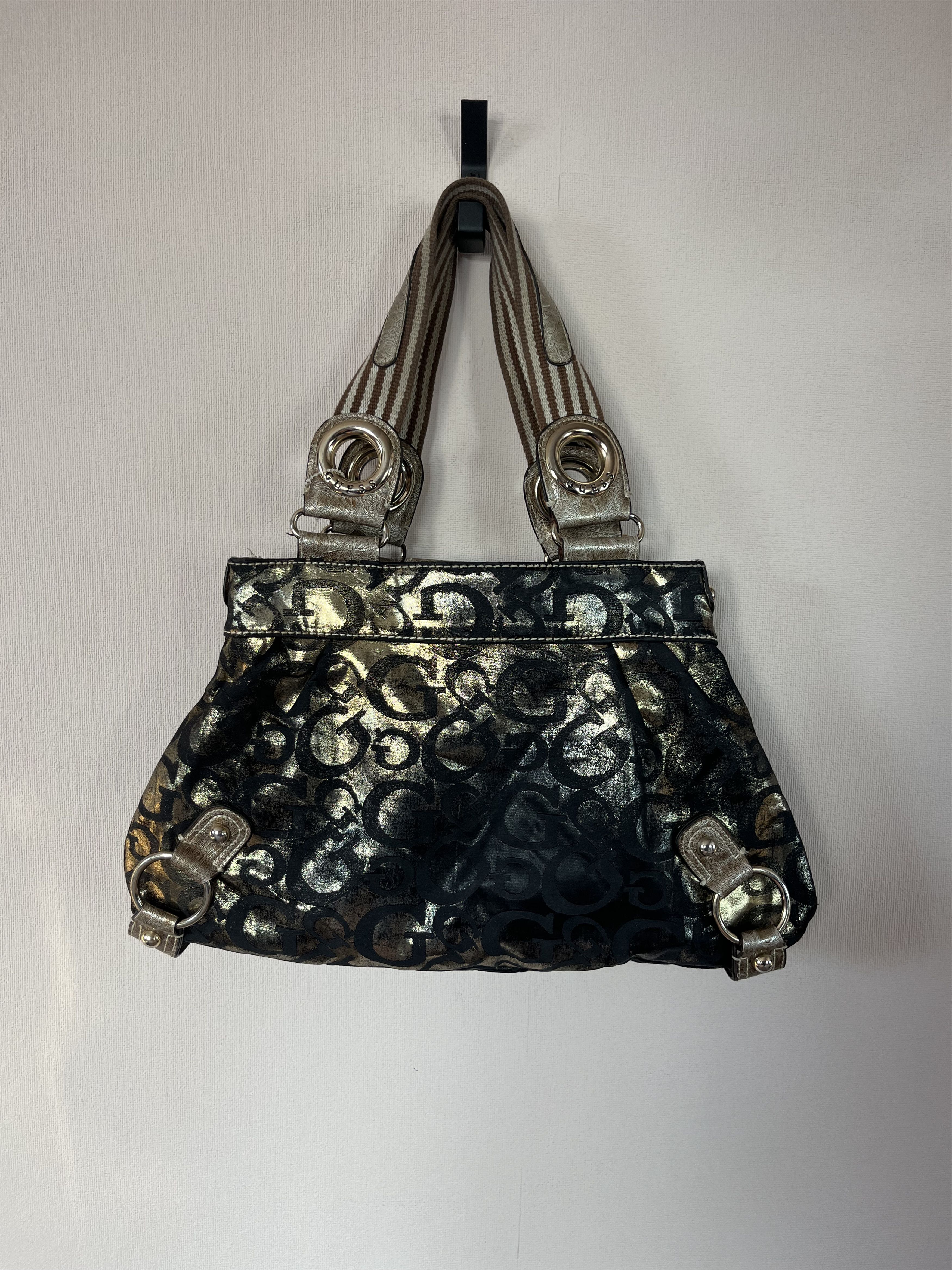 Guess Vintage Bag GUESS Y2K Style Monogram Multi Logo Metal Size ONE SIZE - 2 Thumbnail