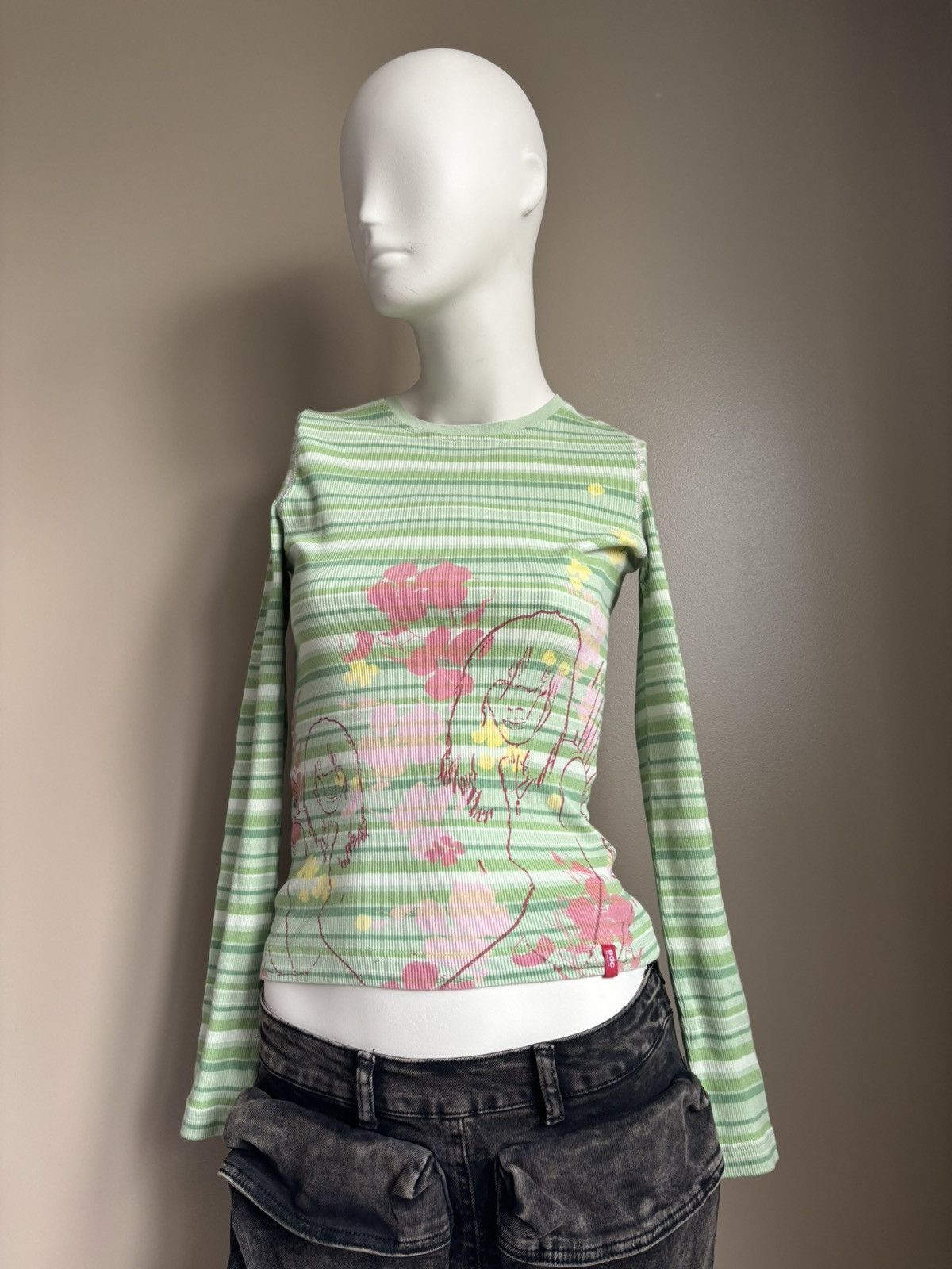 If Six Was Nine Vintage printed long sleeve shirt y2k japanese style Size M / US 6-8 / IT 42-44 - 1 Thumbnail