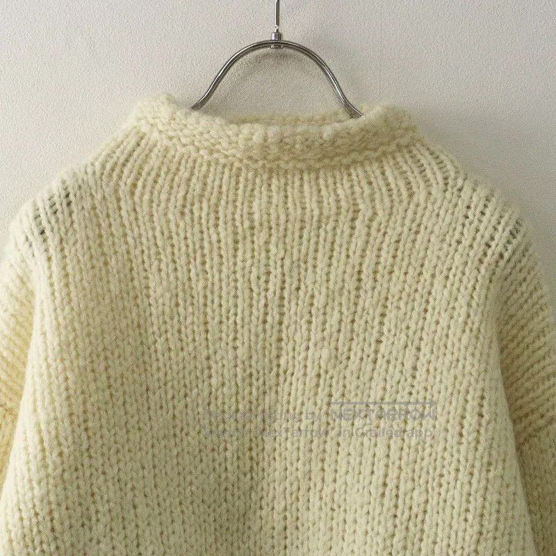 45rpm Ivory Wool Knit Sweater. Size M / US 6-8 / IT 42-44 - 6 Thumbnail