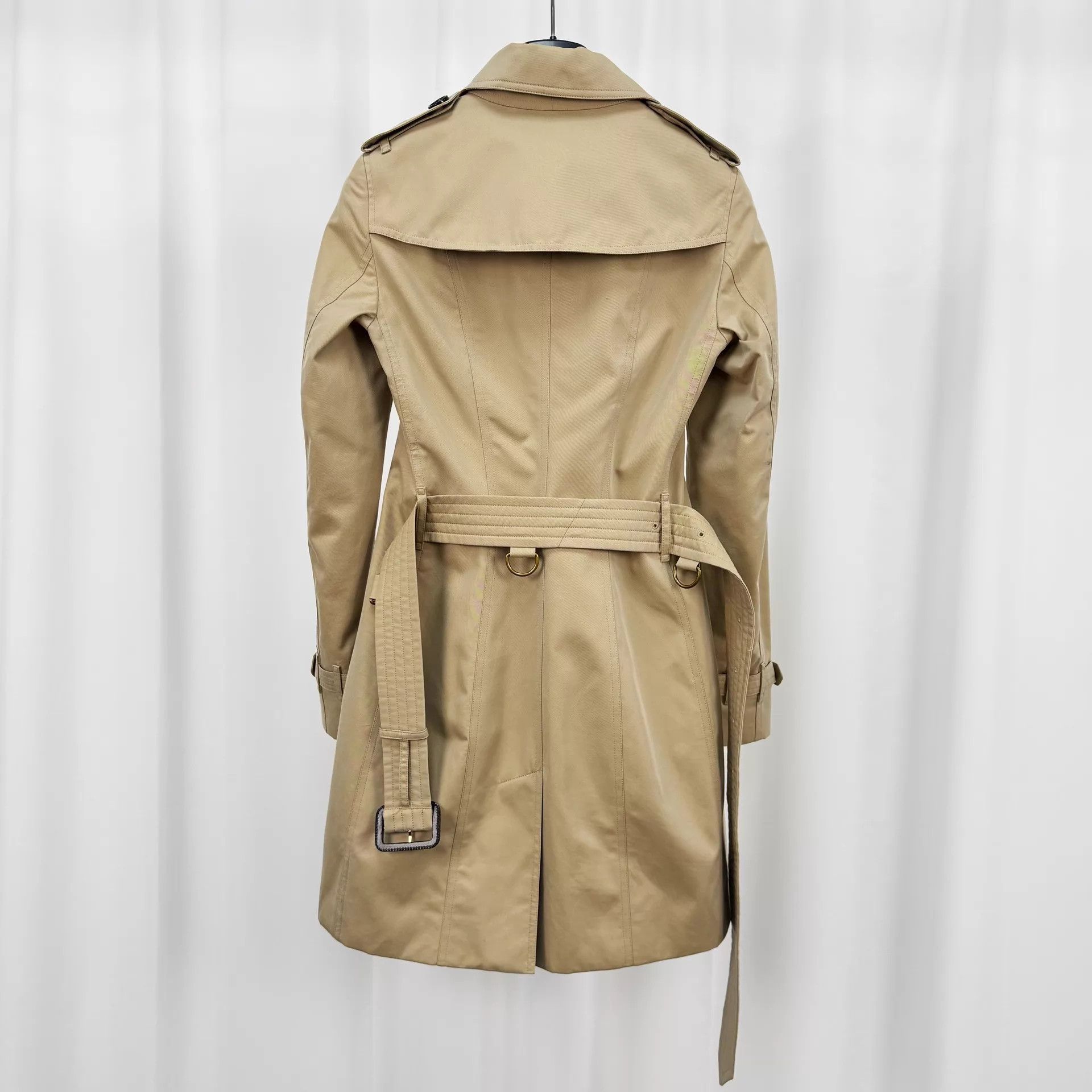 Burberry Burberry check khaki lining trench coat UK2 99 new Size XXS / US 00 / IT 34 - 2 Thumbnail