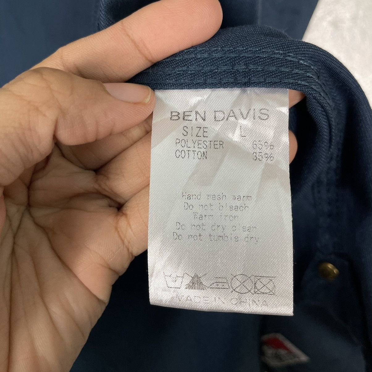 Ben Davis × Vintage 💥BEN DAVIS BOWLING WORKER SHIRT Size US L / EU 52-54 / 3 - 11 Thumbnail