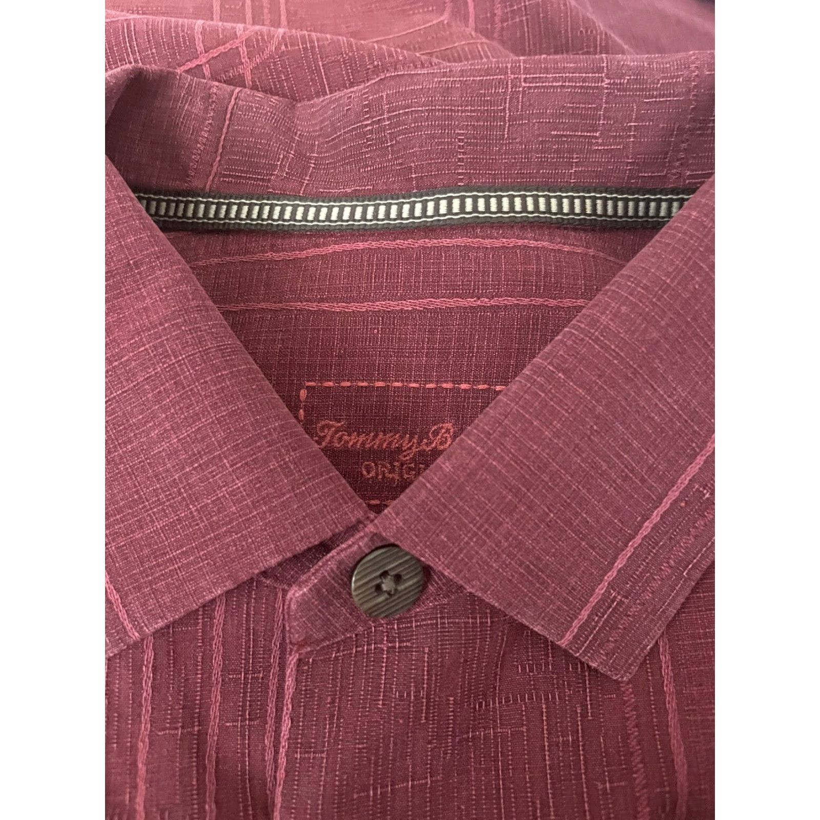 Tommy Bahama Tommy Bahama Originals Red Short Sleeve Button Down Shirt Mens L Size US L / EU 52-54 / 3 - 6 Thumbnail