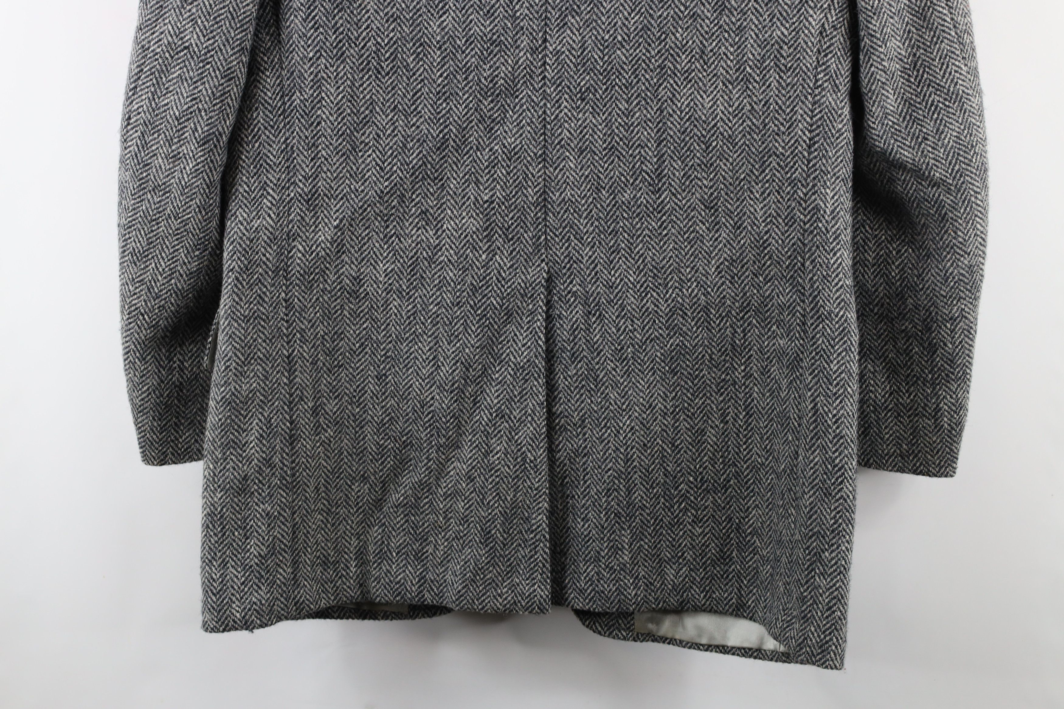 Vintage Vintage 60s Rockabilly Tweed Herringbone Suit Coat Jacket Size US M / EU 48-50 / 2 - 15 Thumbnail
