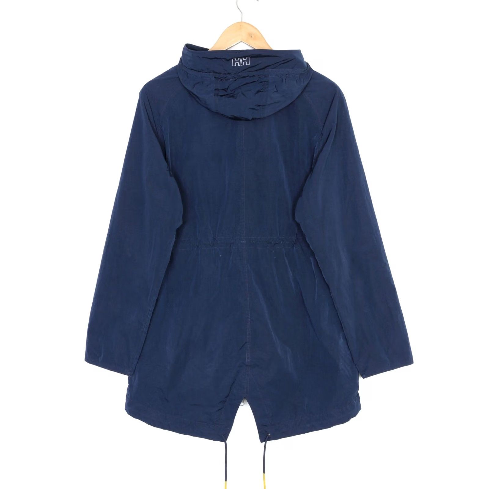 Helly Hansen HELLY HANSEN Navy Blue Hooded Lightweight Parka Jacket Women Size L MJ2561 Size L / US 10 / IT 46 - 4 Thumbnail