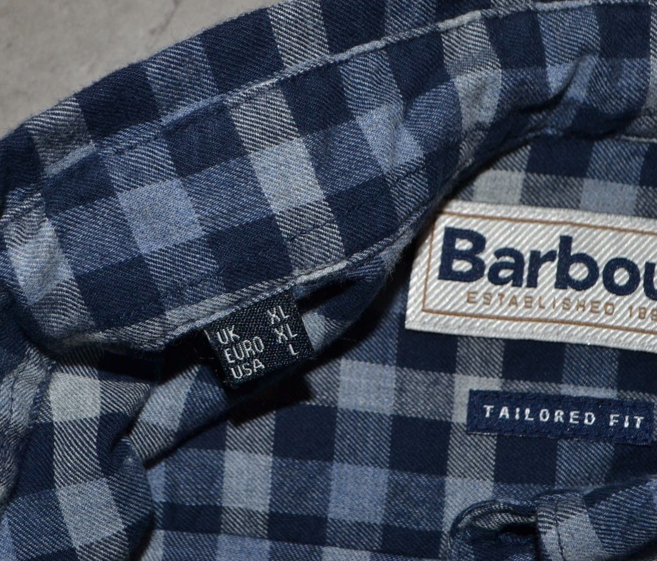 Barbour Barbour Gingham Shirt Long sleeve Cage TAILORED Fit size XL Size US XL / EU 56 / 4 - 8 Thumbnail
