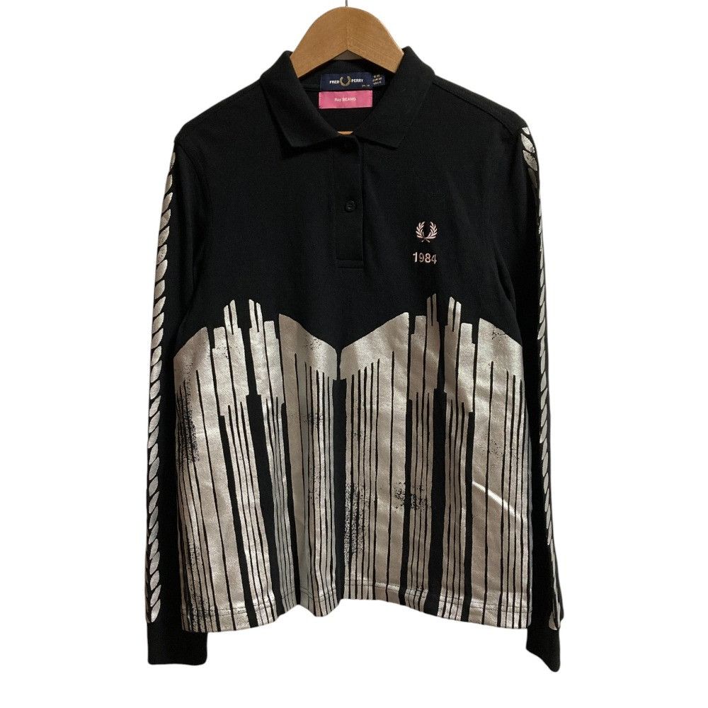 Other Other FRED PERRY Long Sleeve Cotton Polo Shirt Textile Tops DUTY FREE for USA Size ONE SIZE - 1 Thumbnail