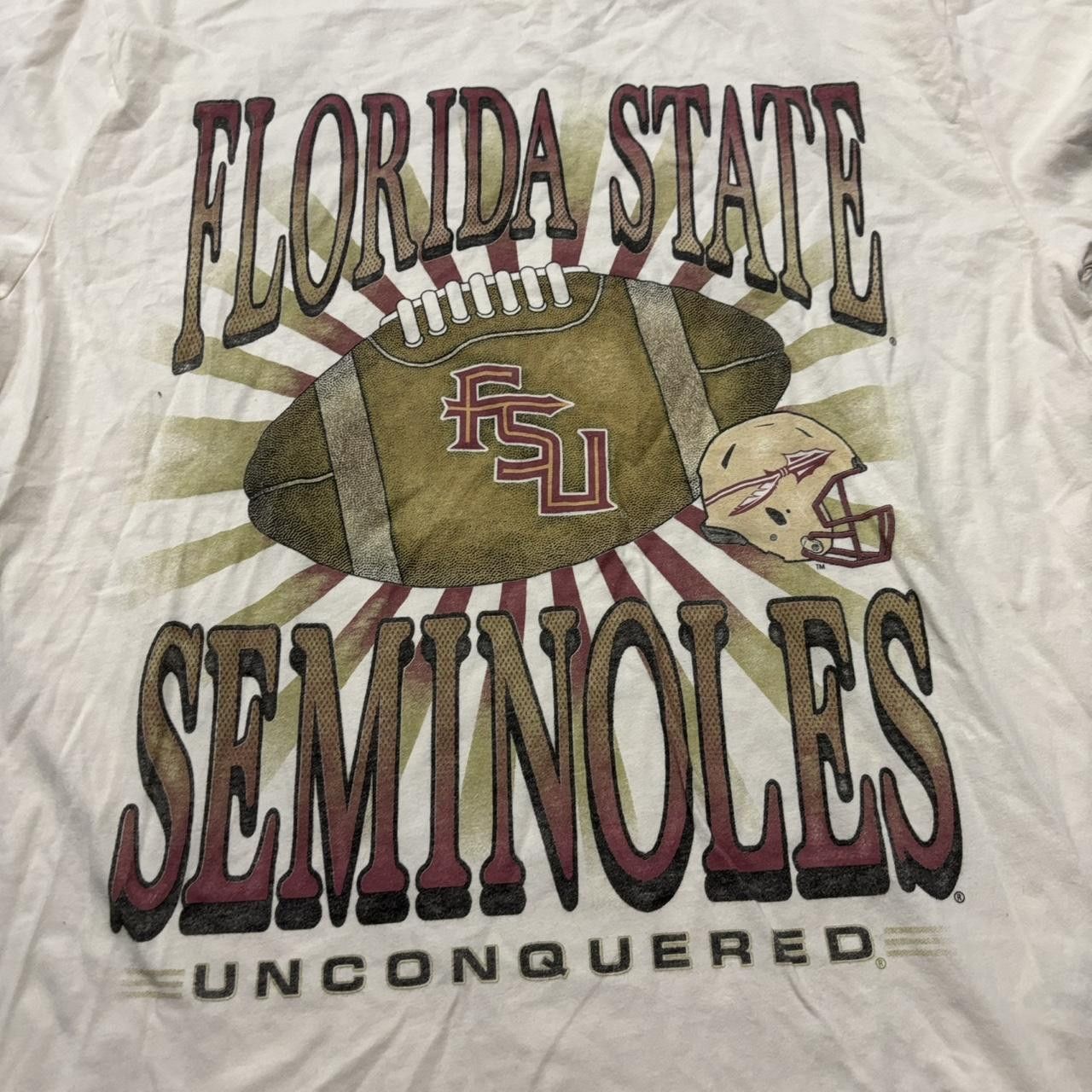 Japanese Brand × Vintage Crazy Vintage Y2K/2000s Florida State Seminoles Graphic Tee! Size US M / EU 48-50 / 2 - 2 Thumbnail