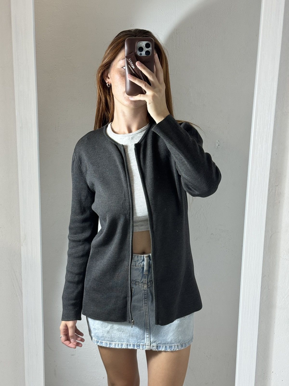 Fabiana Filippi VINTAGE FABIANA FILIPPI DONNA ITALY RIRI ZIP UP SWEATER Size S / US 4 / IT 40 - 1 Thumbnail