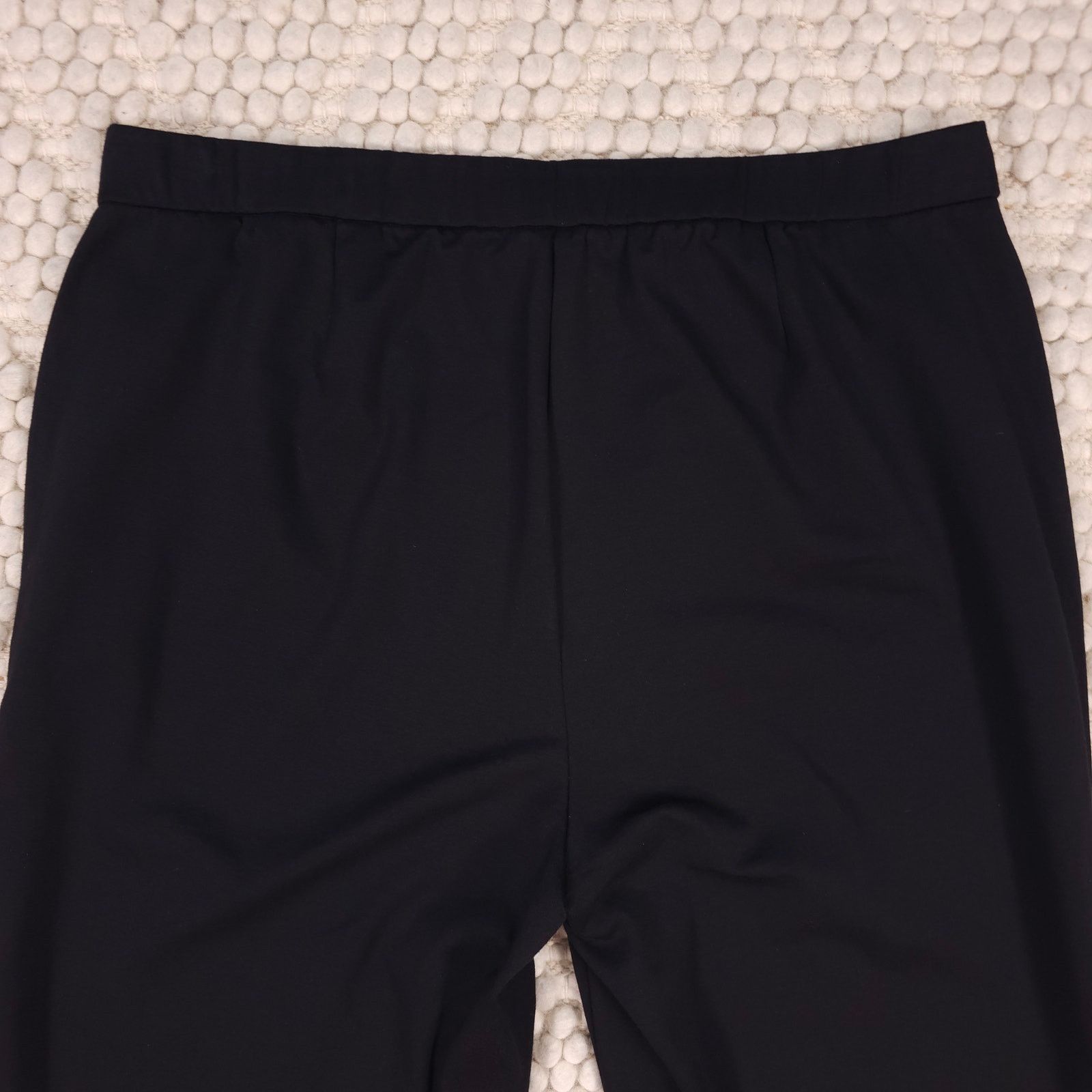 Eileen Fisher Eileen Fisher Cotton Blend Ponte High-Waist Slim Pant Black Size 38" / US 16 / IT 52 - 8 Thumbnail