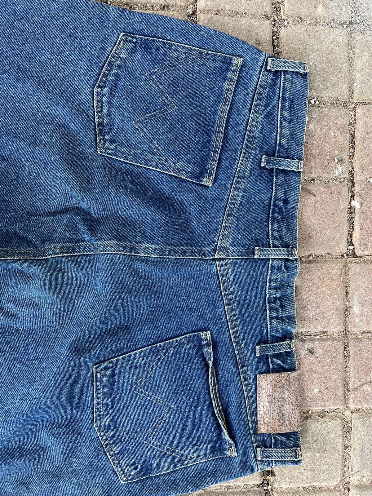 Vintage × Wrangler Baggy Wrangler Denim Size US 39 - 15 Thumbnail