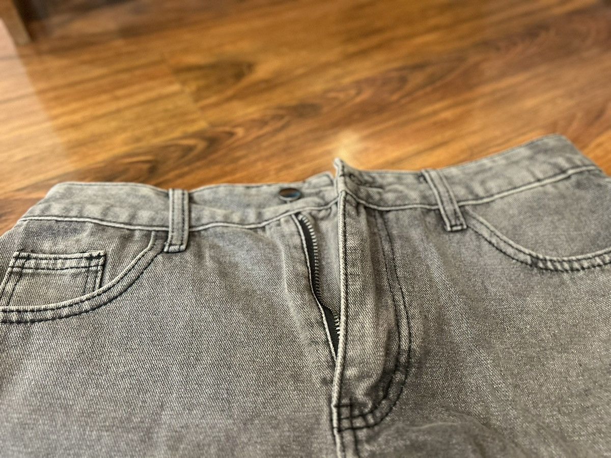 Shein Grey Denim Shorts Size 34" / US 12 / IT 48 - 3 Thumbnail