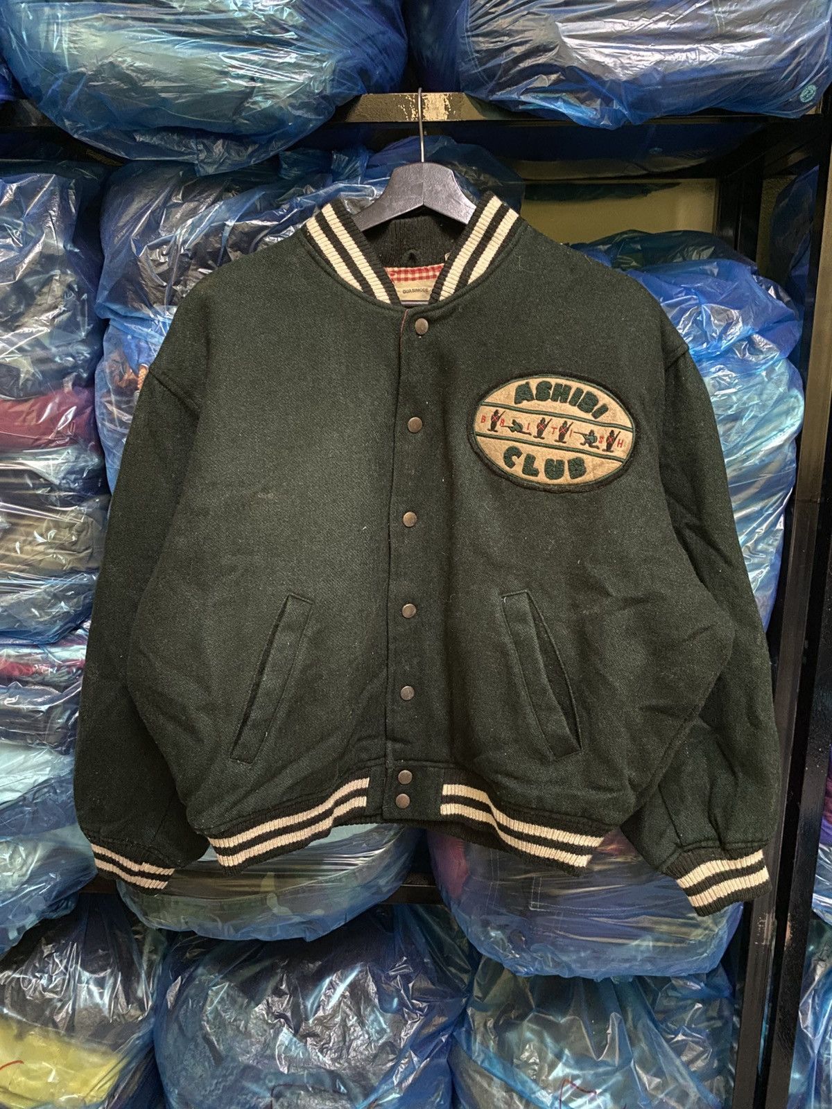 Vintage VINTAGE 80S GUASIMODE ACHIBI CLUB WOOL VARSITY JACKET Size US M / EU 48-50 / 2 - 1 Thumbnail