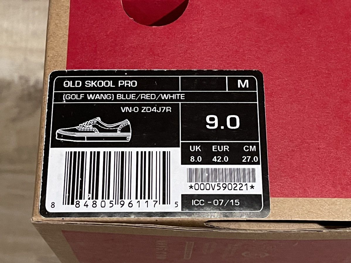 Golf Wang × Odd Future × Vans VANS x Golf Wang (Odd Furure) Old Skool Pro - US 9.0 Size US 9 / EU 42 - 9 Thumbnail