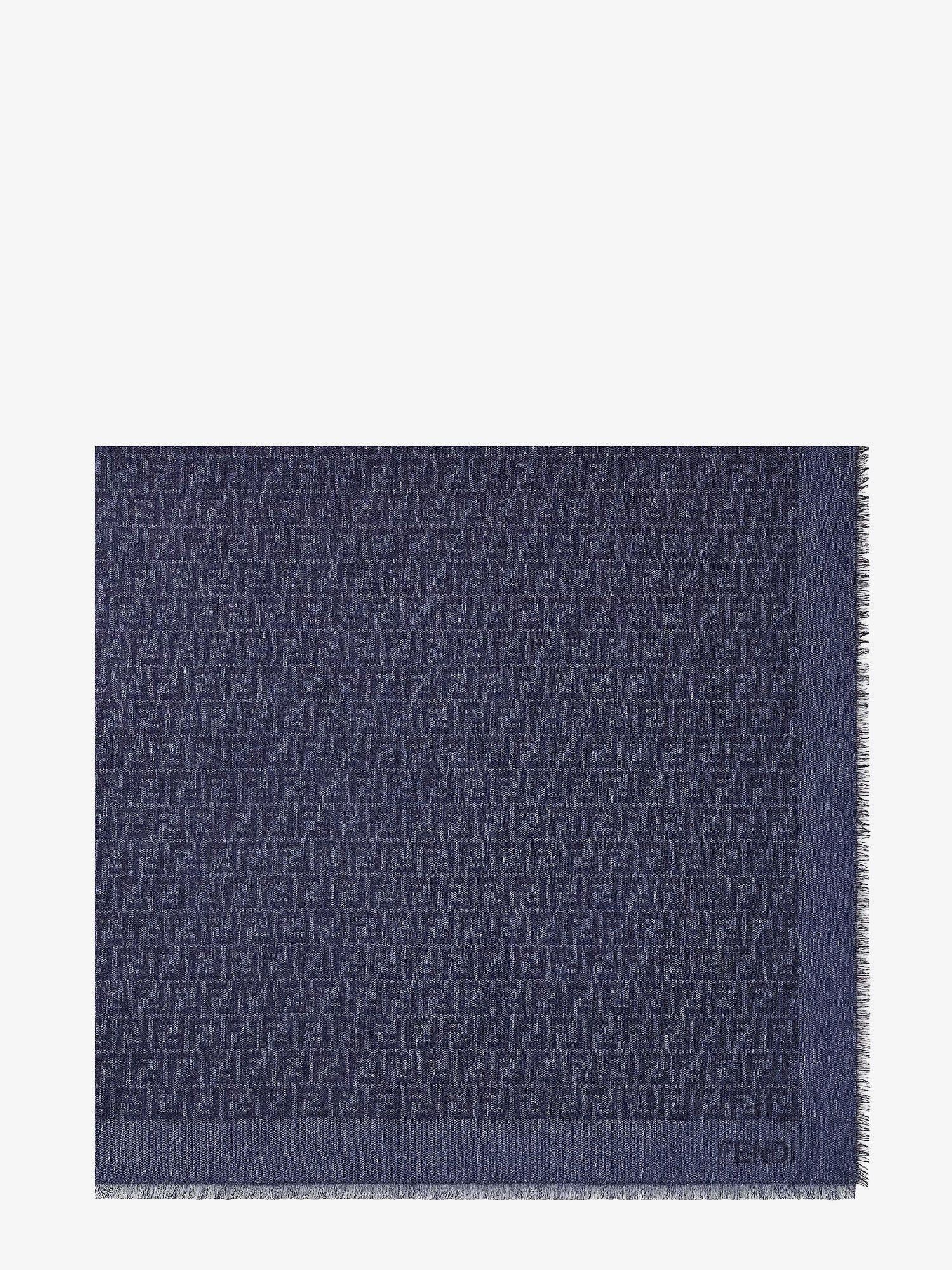 Fendi Ff Cotton And Wool Shawl Size ONE SIZE - 1 Thumbnail