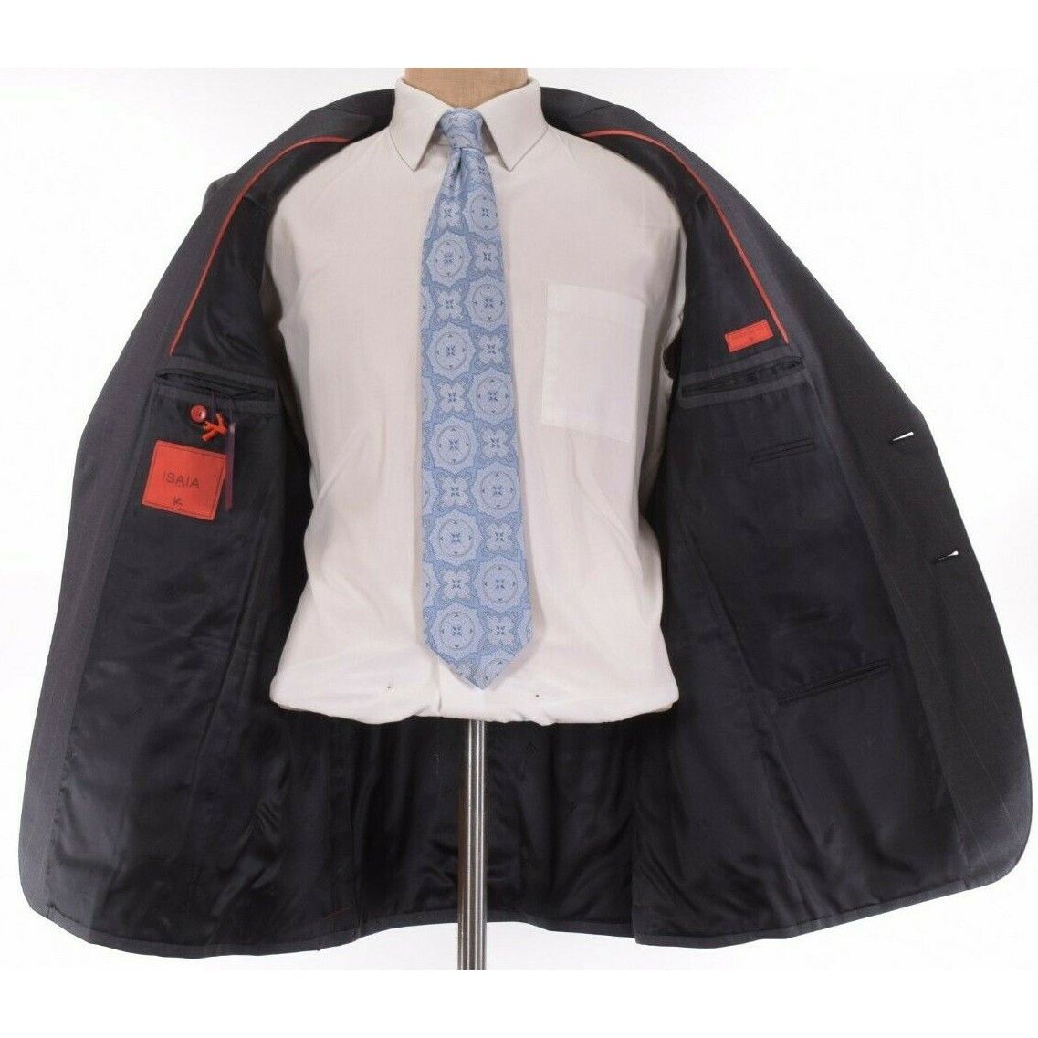 Isaia isaia Suit Size US 46 Long in Gray Size 46R - 7 Thumbnail