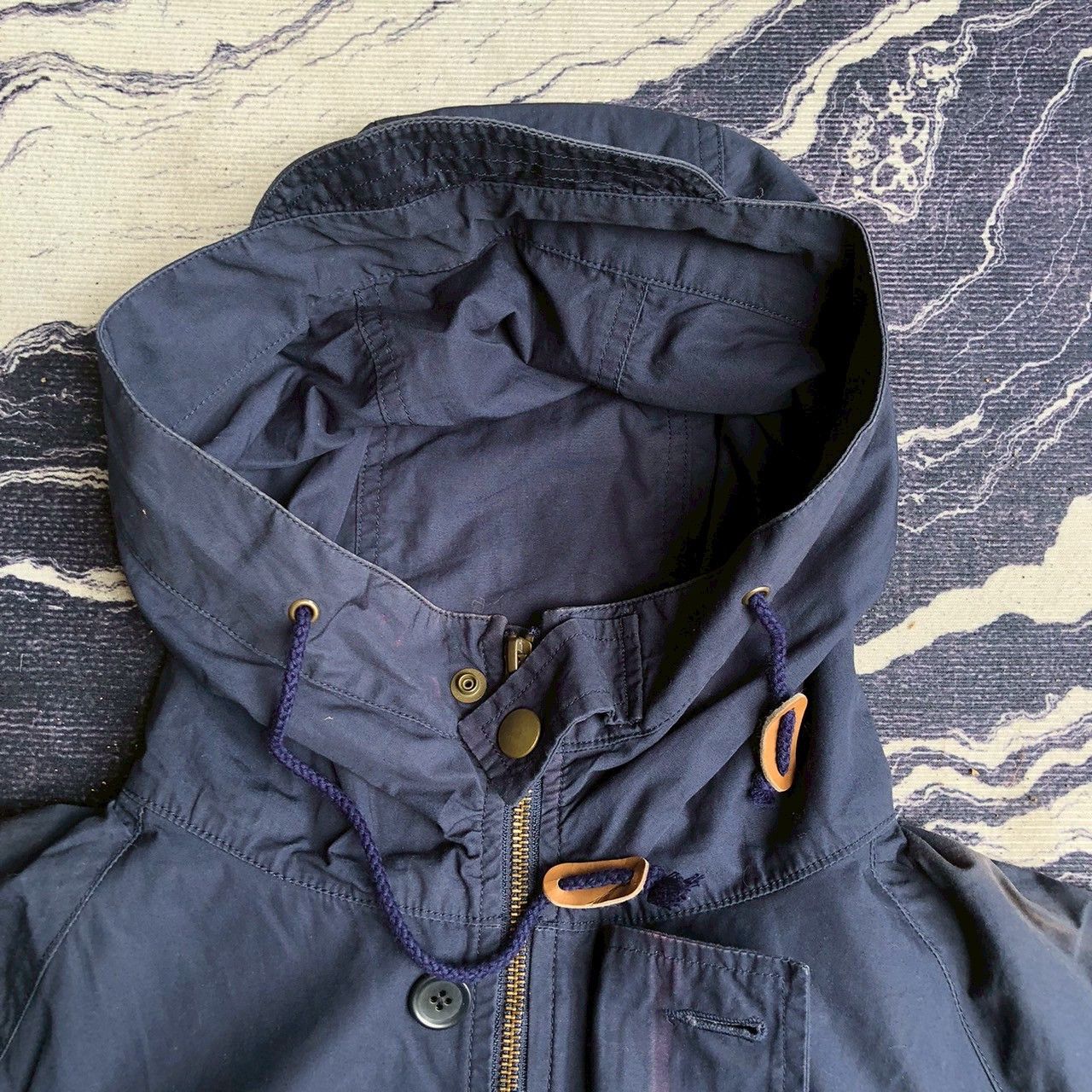 Journal Standard Vintage Y2KJournal Standard Hooded Jacket Navy Size US XL / EU 56 / 4 - 5 Thumbnail