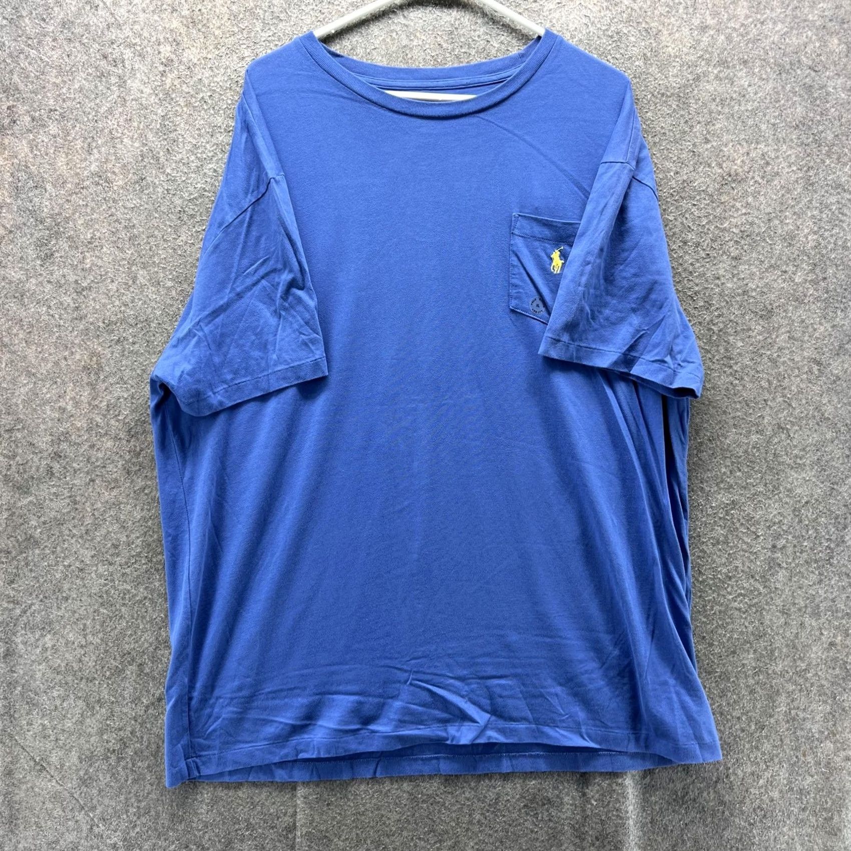 Polo Ralph Lauren Polo Ralph Lauren Shirt Mens XL Blue Pocket Tee Classic Fit Pony Logo Tagless Short Sleeve Crew Neck Size US XL / EU 56 / 4 - 2 Thumbnail