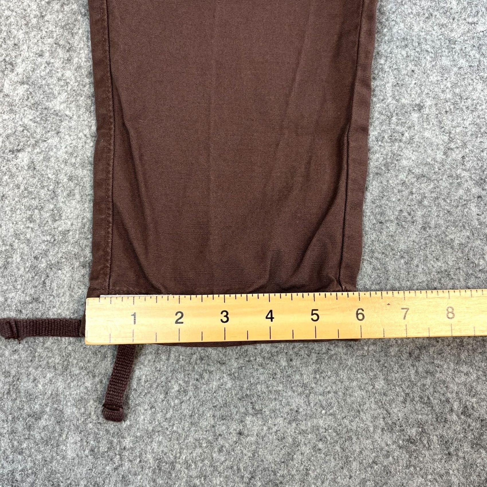 Abercrombie & Fitch Abercrombie & Fitch Chino Trousers Slim Tapered Fit Medium Brown Mens 5-Pocket Design Cotton Pant Casual Workwear Size US 31 - 3 Thumbnail