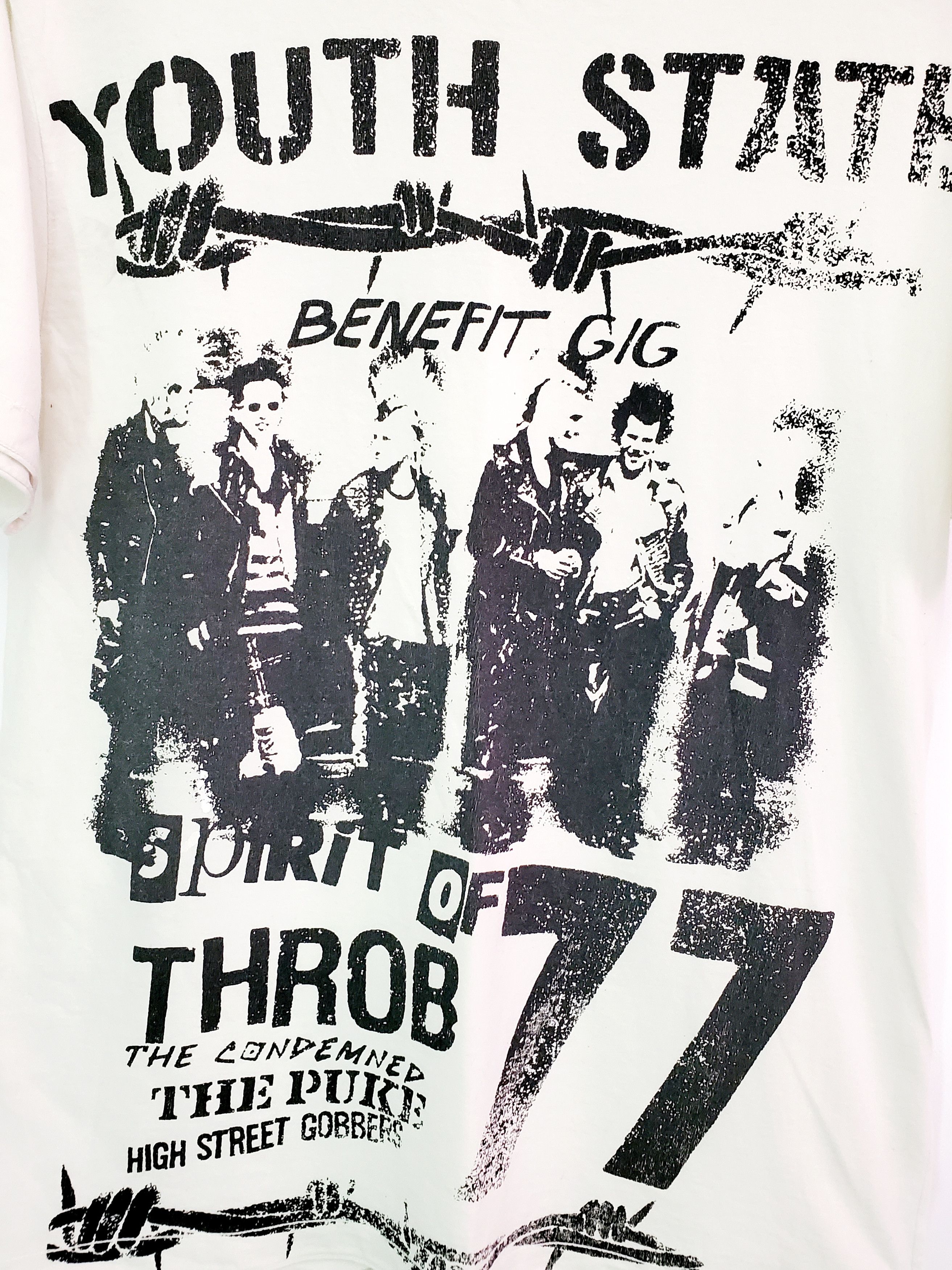 Band Tees × Vintage Vintage Spirit of Punk 77 rock Tshirt size M Size US M / EU 48-50 / 2 - 2 Thumbnail