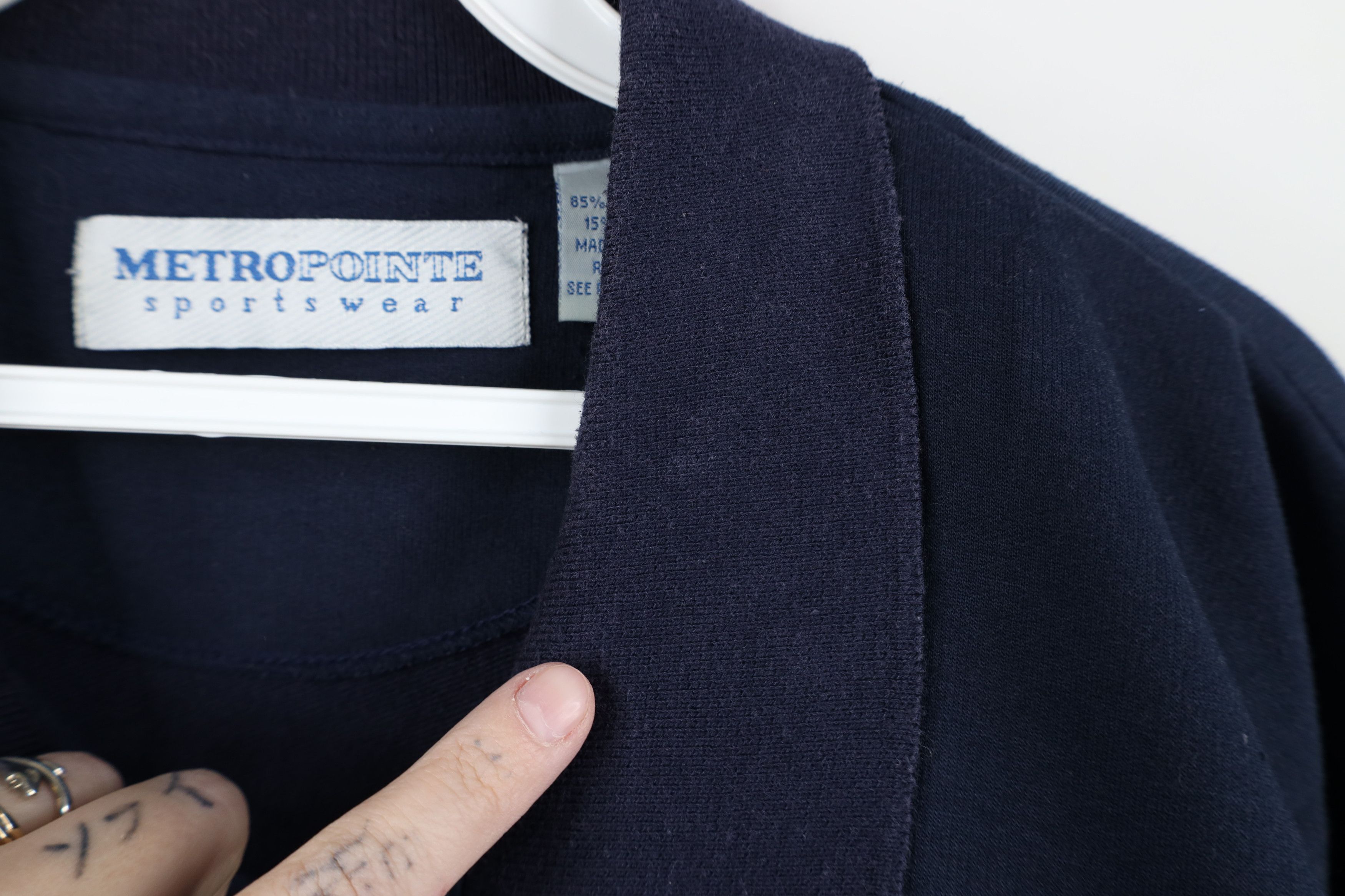 Vintage Vintage 90s Streetwear Heavyweight Pullover Polo Shirt Size US XL / EU 56 / 4 - 5 Thumbnail