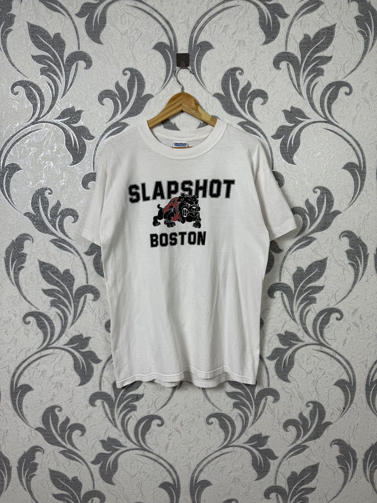 Band Tees Vintage 90s Slapshot Boston Band Tees Shirt Size US L / EU 52-54 / 3 - 1 Thumbnail