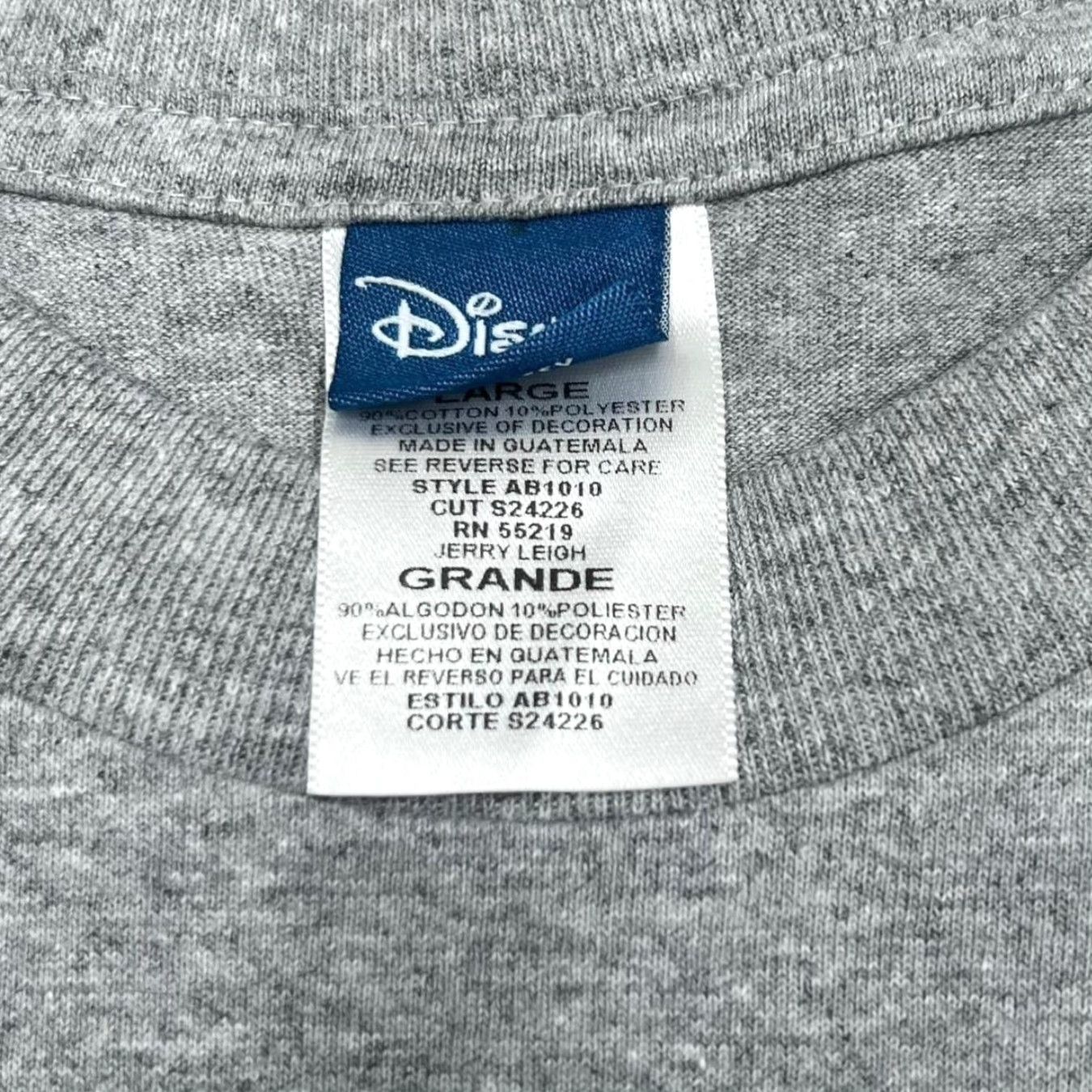 Disney VINTAGE Disney T-Shirt Mens graphic Florida Mickey Mouse USA Grey L Large SS Short Sleeve Cotton 2000s Shirts Concert Cotton Disney Graphic Print Size US L / EU 52-54 / 3 - 3 Thumbnail
