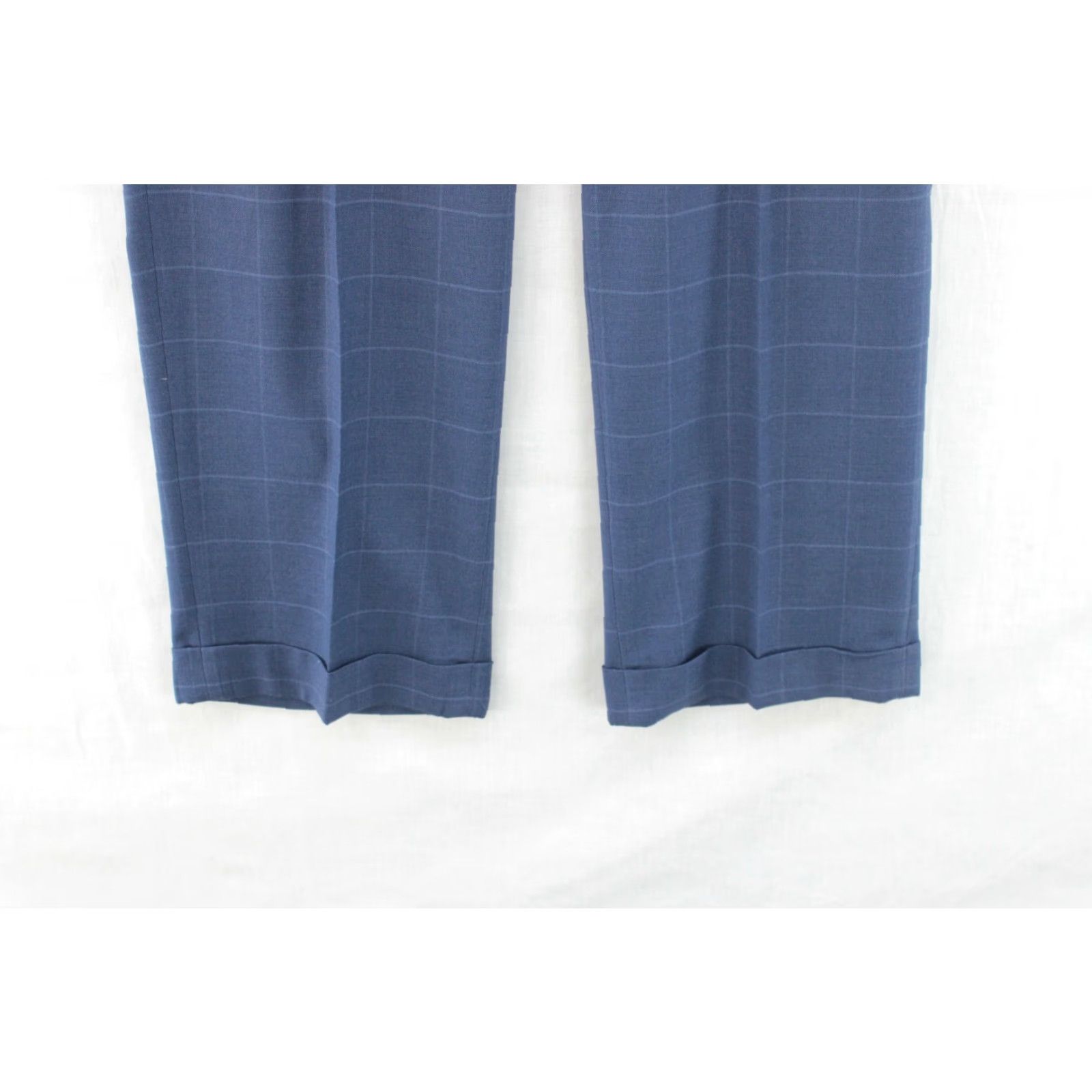 Polo Ralph Lauren Polo Ralph Lauren Dress Pants Men 36x32 Blue Windowpane Plaid Slacks Modern Dress Pants Size US M / EU 48-50 / 2 - 3 Thumbnail