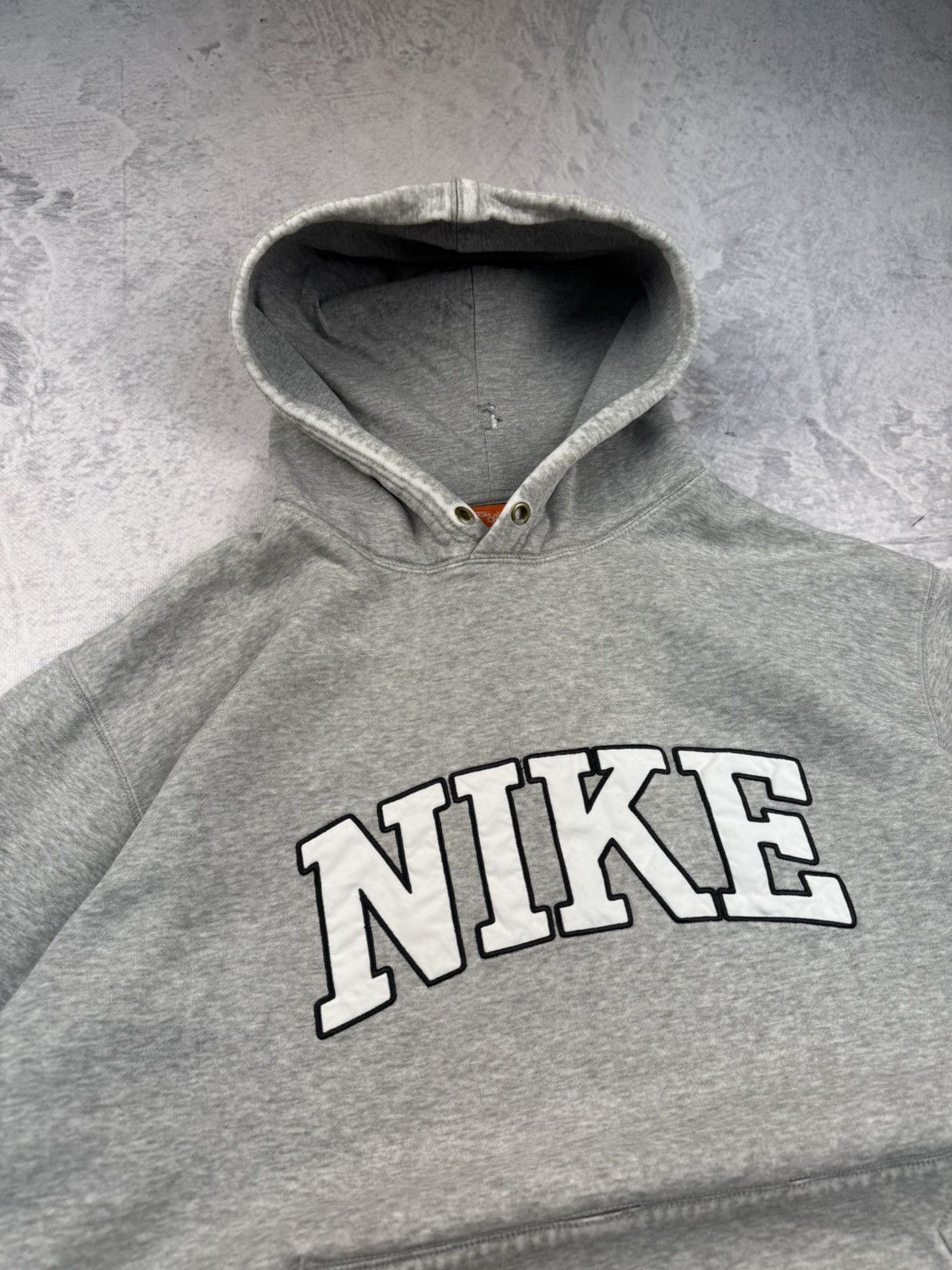 Nike × Vintage NIKE VINTAGE CENTER LOGO OVERSIZE BOXY HOODIE Size US XL / EU 56 / 4 - 3 Thumbnail