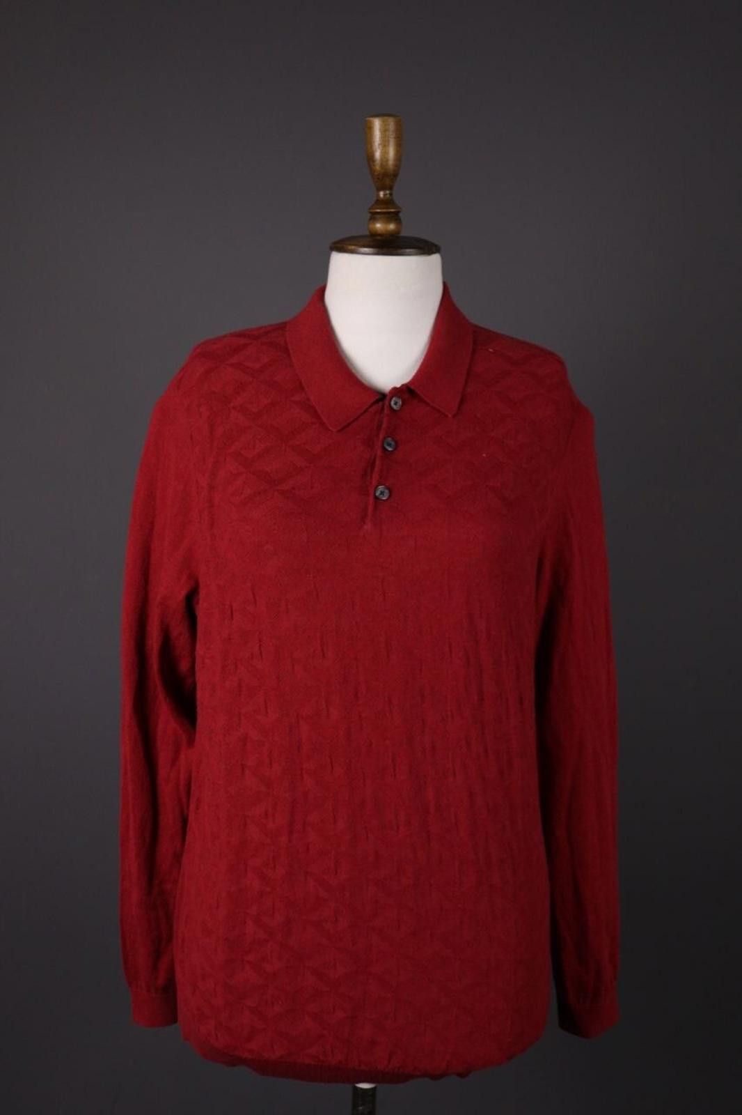 Ted Baker Ted Baker London Red Knit Long Sleeve Sweater Size 4 Size US M / EU 48-50 / 2 - 1 Thumbnail