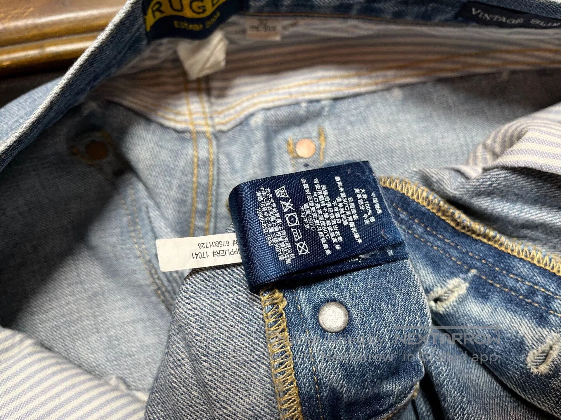 RRL Ralph Lauren rrl patchwork distressed denim jeans. Size US 32 / EU 48 - 6 Thumbnail