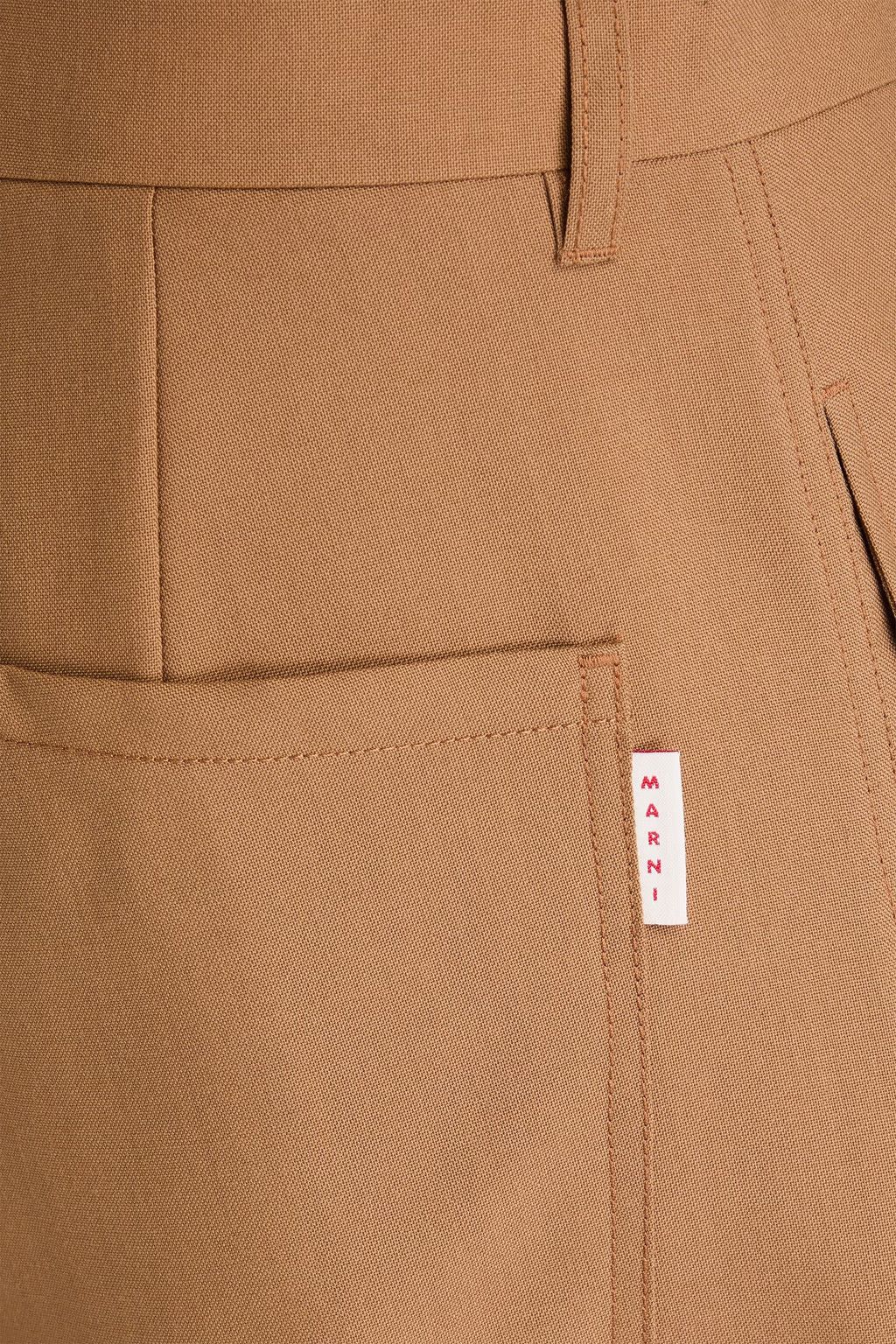 Marni o1y1125 Casual Pant in Camel Size 27" / US 4 / IT 40 - 4 Thumbnail