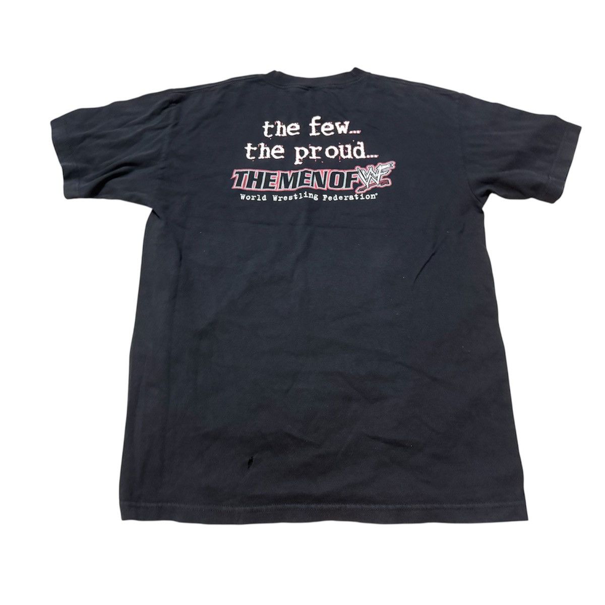 WWF Vintage 00s WWF MEN OF WWF 2000 T-Shirt Size US L / EU 52-54 / 3 - 2 Thumbnail