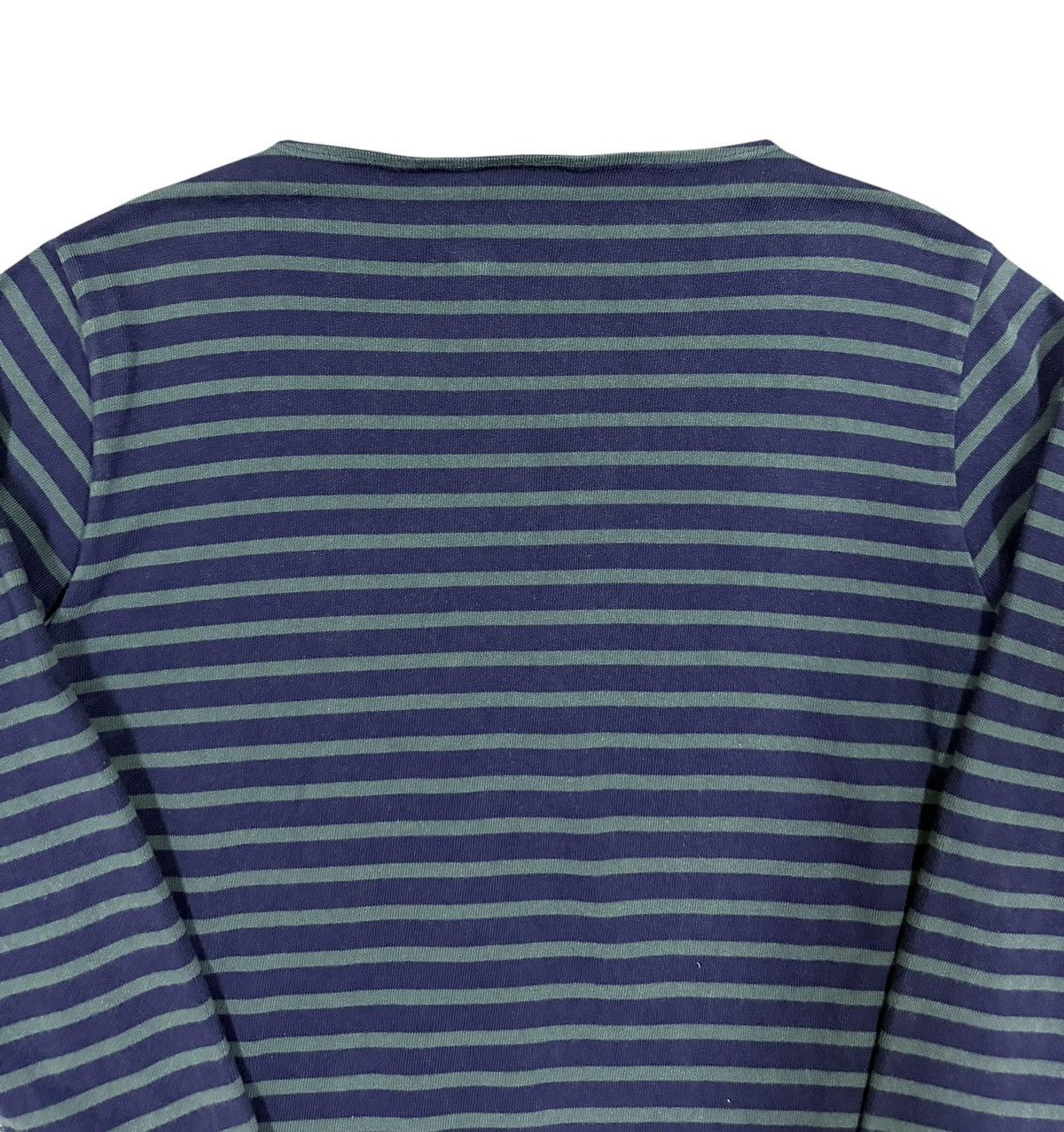 Saint James Vtg🔥Saint James Boat neck Heavy Cotton L/s Striped Tee Size US M / EU 48-50 / 2 - 8 Thumbnail