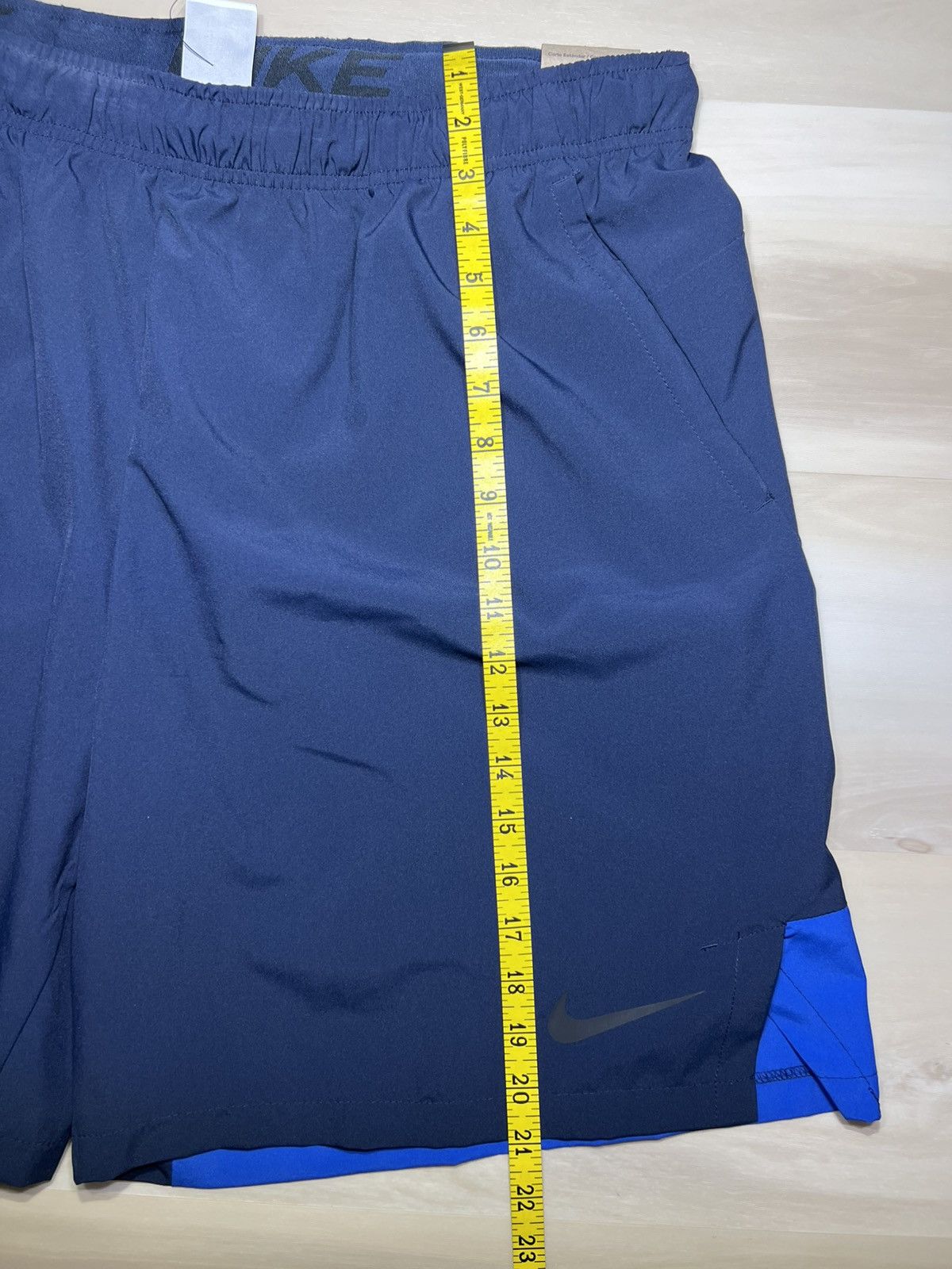 Nike Nike Mens XXL Woven Training Shorts Blue Dri Fit Performance Size US 38 / EU 54 - 4 Thumbnail
