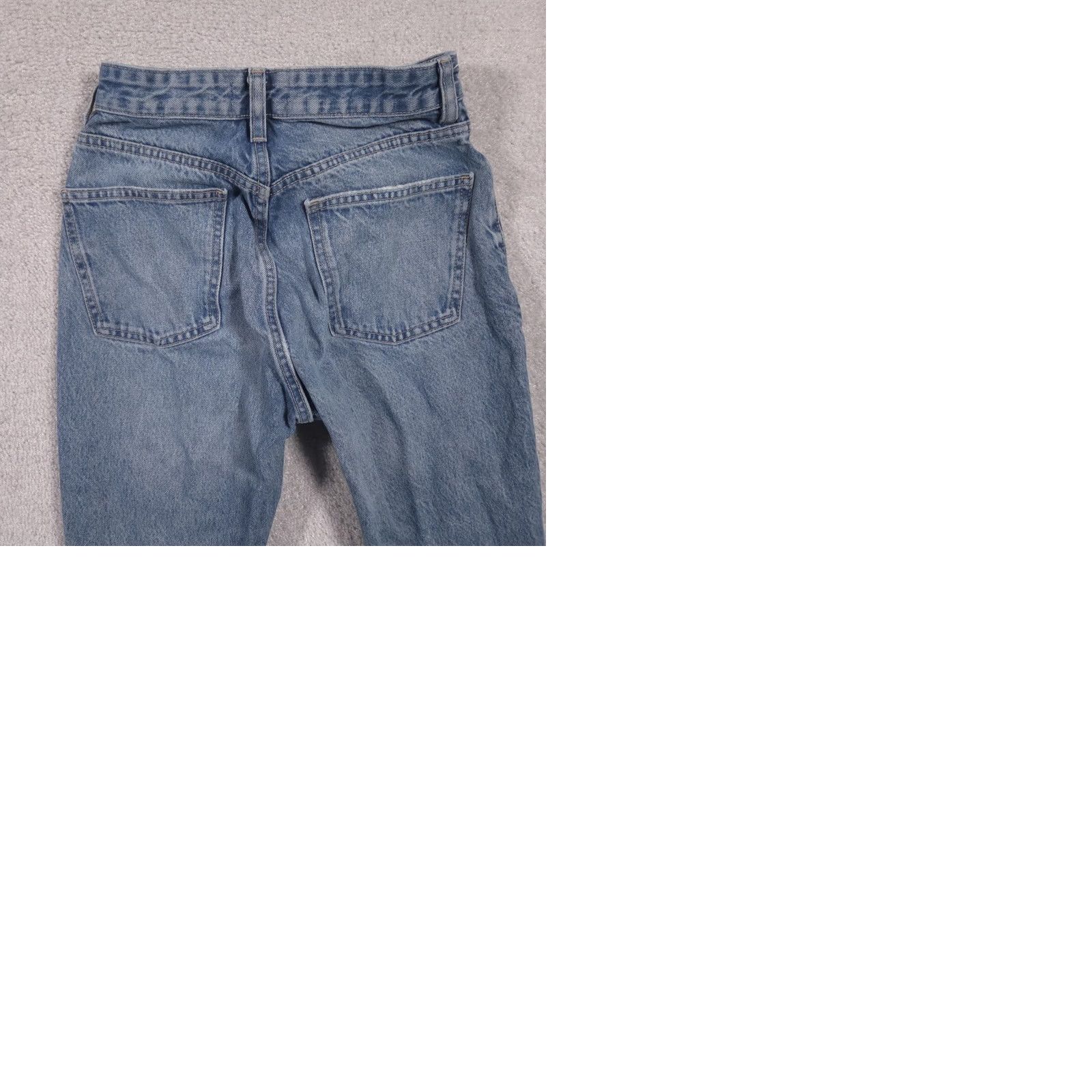 Zara Zara Jeans Womens 4 Light Wash Blue High Rise Straight Leg Denim Casual 5 Pocket Size 27" / US 4 / IT 40 - 9 Thumbnail