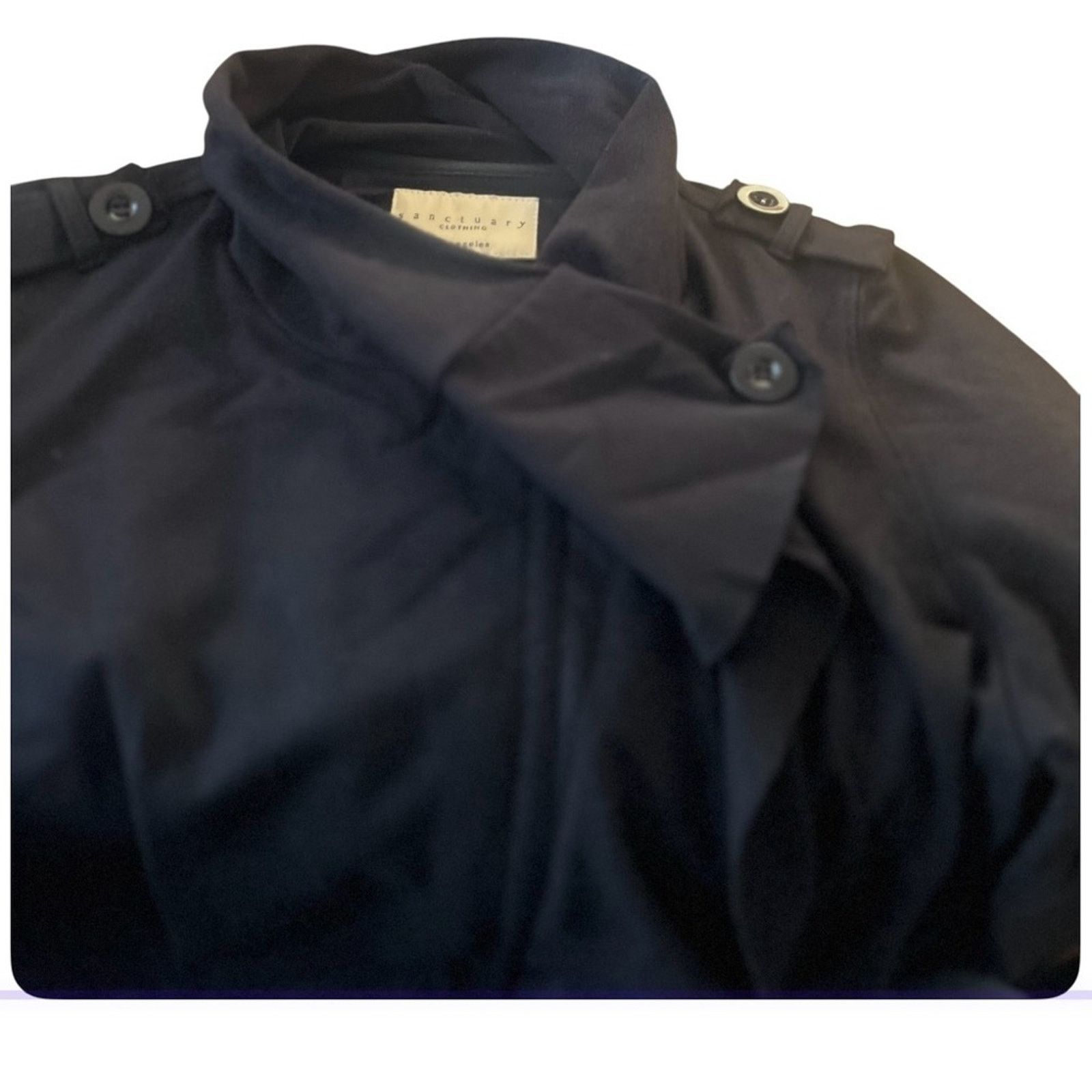 Sanctuary Sanctuary jacket, sz M. Front zip with oversized snap close. Size M / US 6-8 / IT 42-44 - 4 Thumbnail